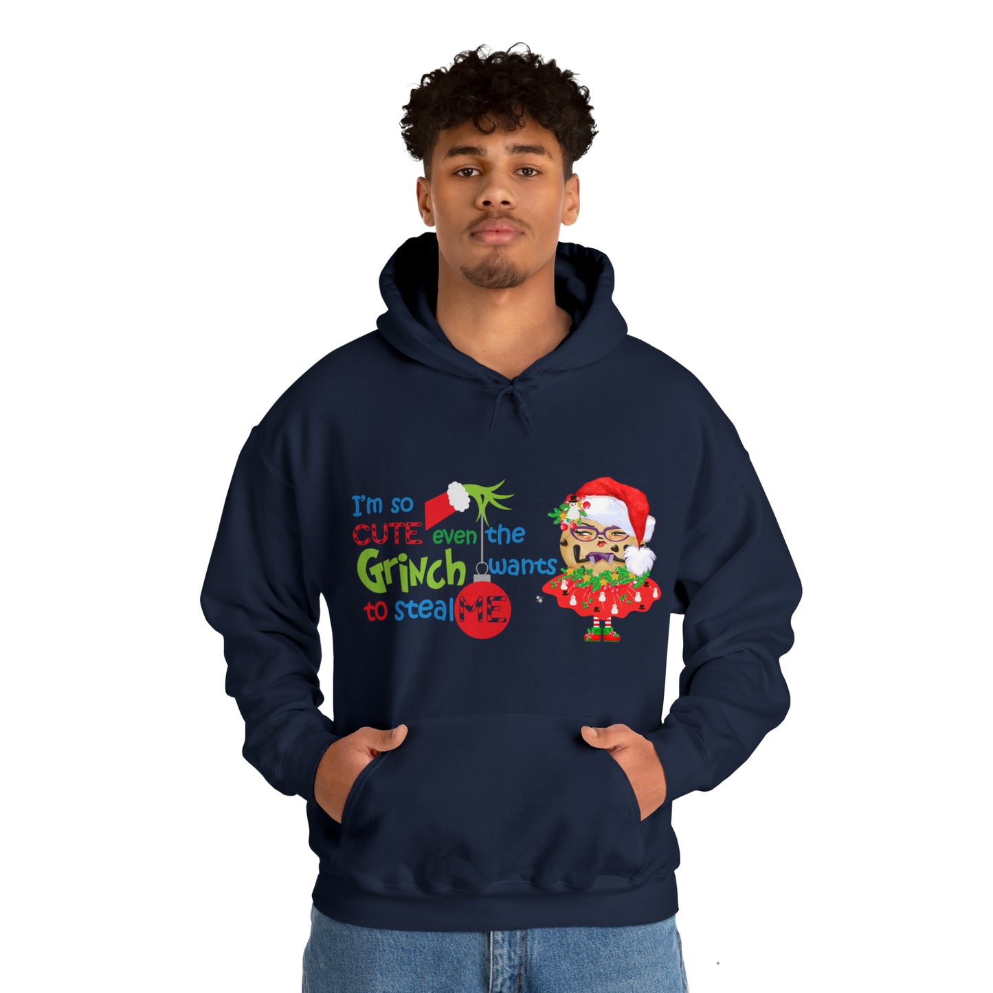 The Grumpy Cookies - Even the Grinch Loves TGC Unisex Heavy Blend™ Hooded Sweatshirt