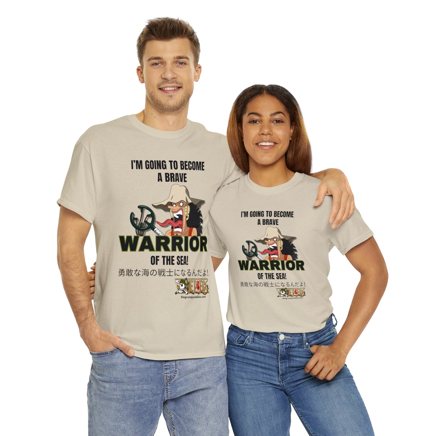 One Piece - Brave-ish Warrior of the Sea Unisex Heavy Cotton Tee