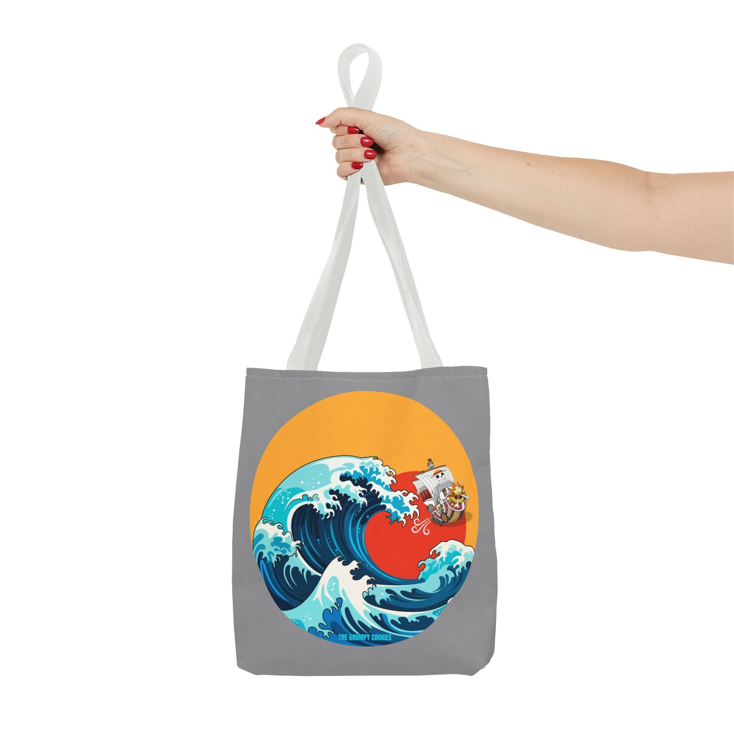 One Piece - Riding the Wave Grey Tote Bag