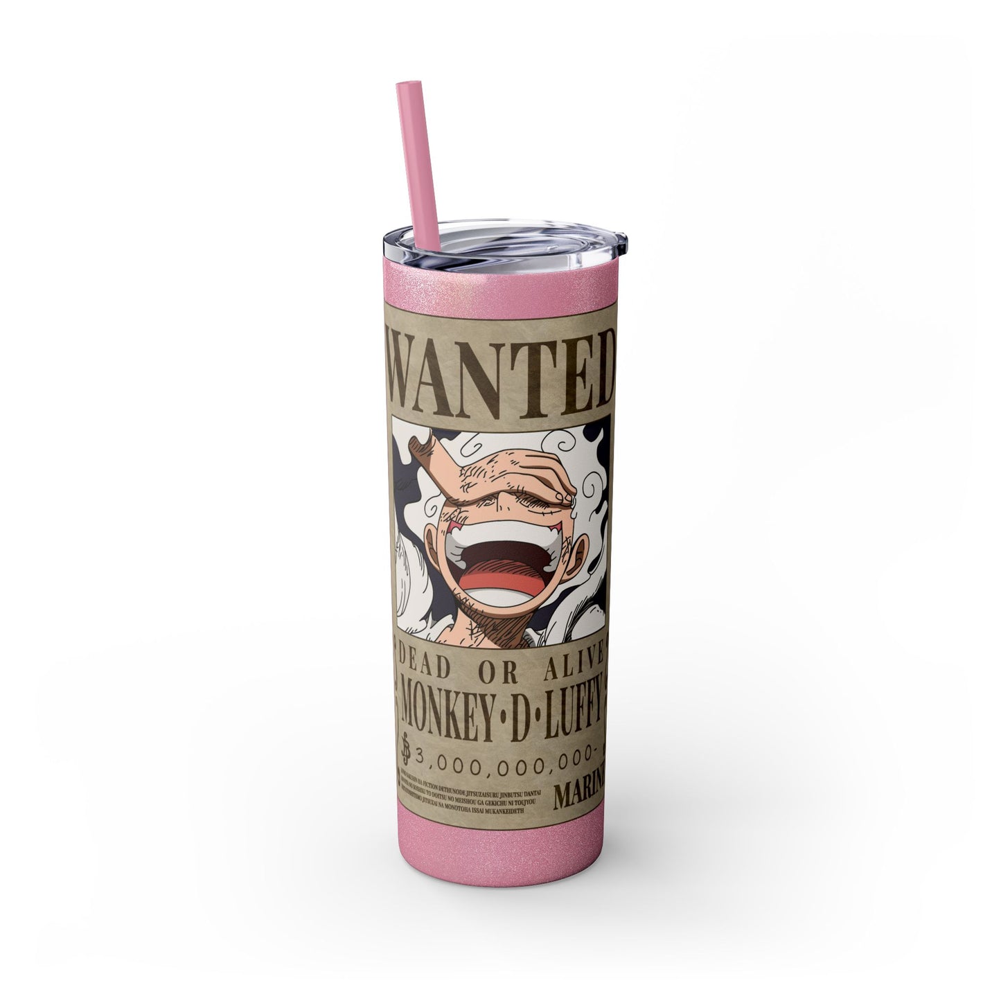 One Piece - Luffy Fifth Gear Skinny Tumbler with Straw, 20oz