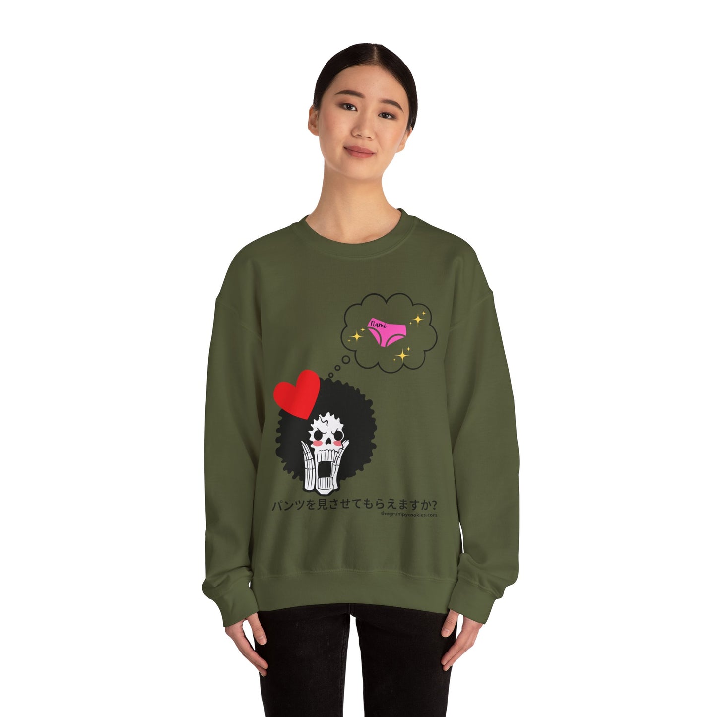 One Piece - Pervy Gentleman Brook Unisex Heavy Blend™ Crewneck Sweatshirt