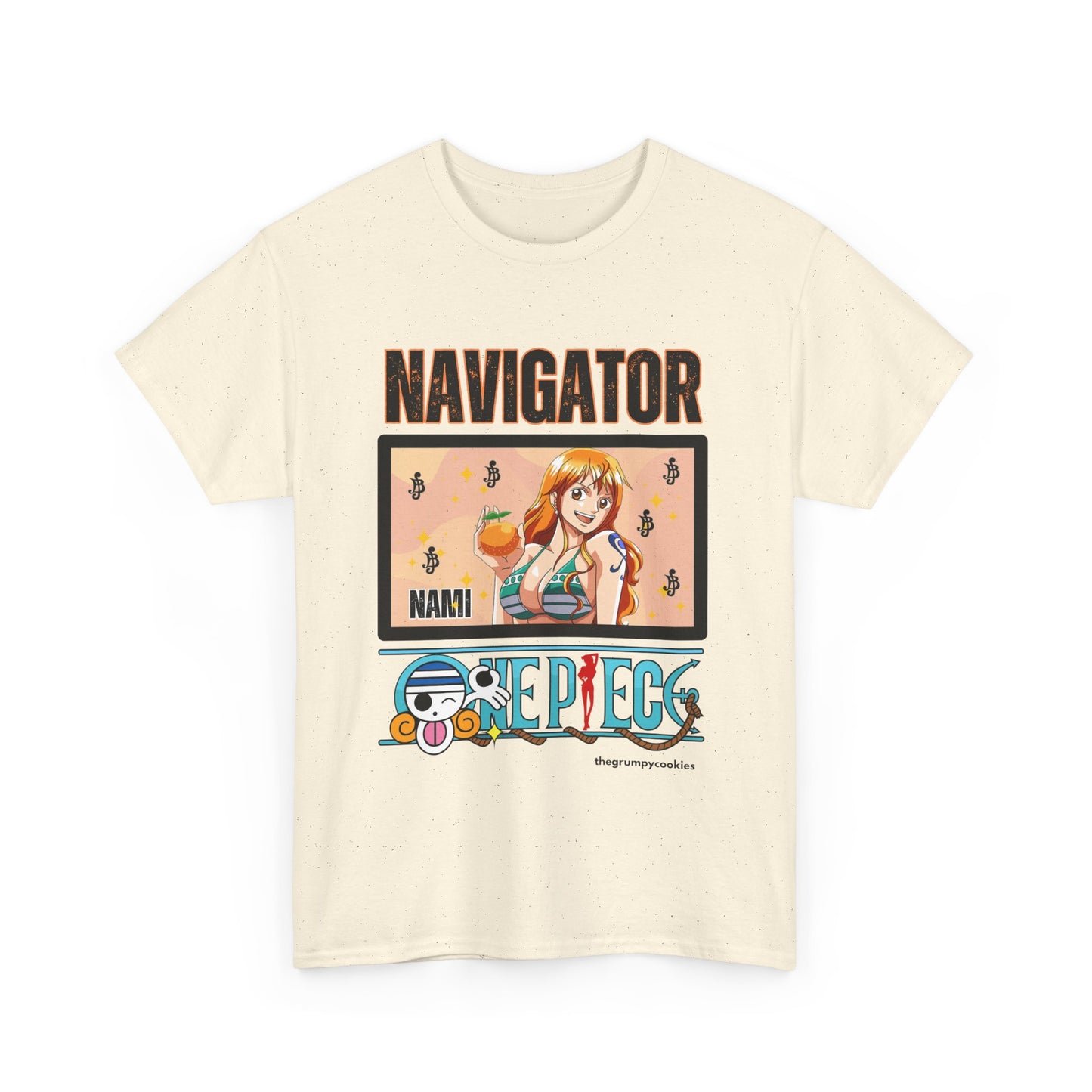 One Piece - Navigator Nami Unisex Heavy Cotton Tee