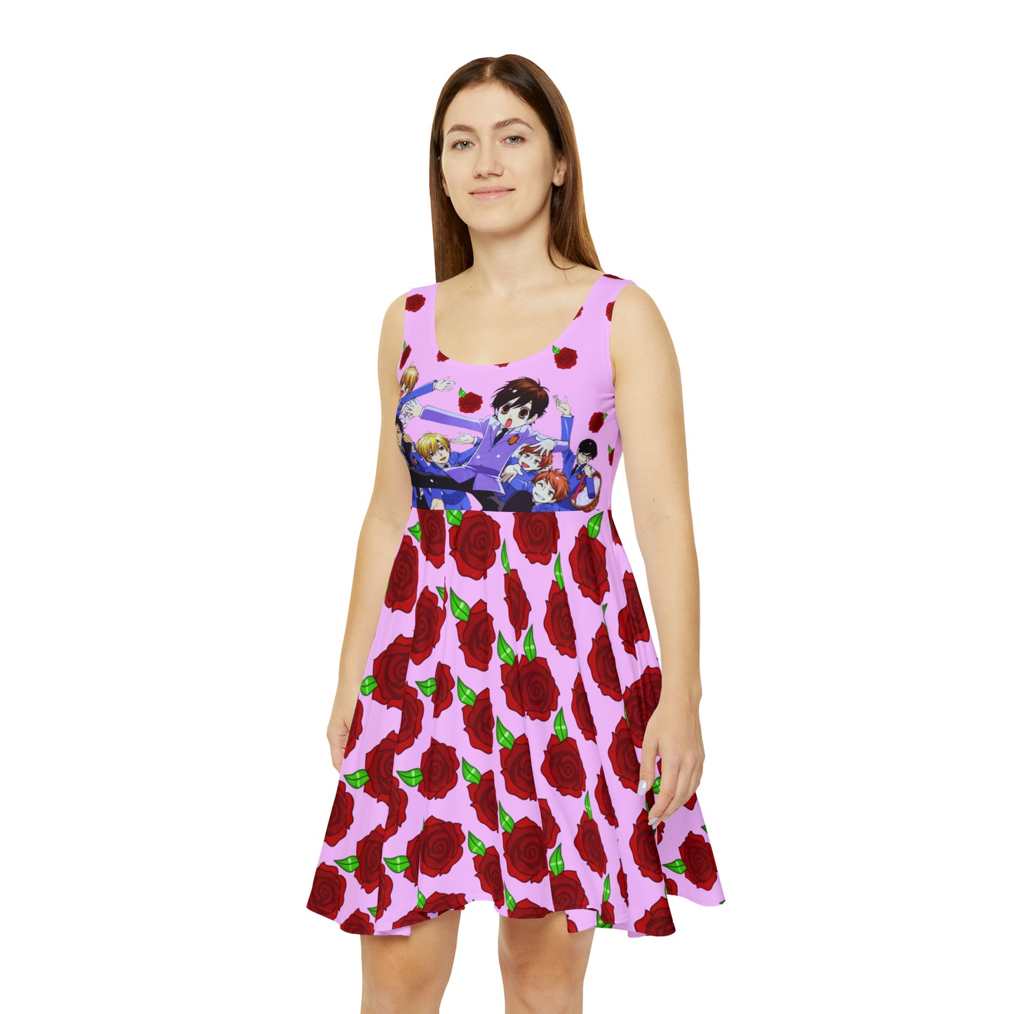 Ouran High School Host Club - Kiss Kiss Fall in Love Women's Skater Dress