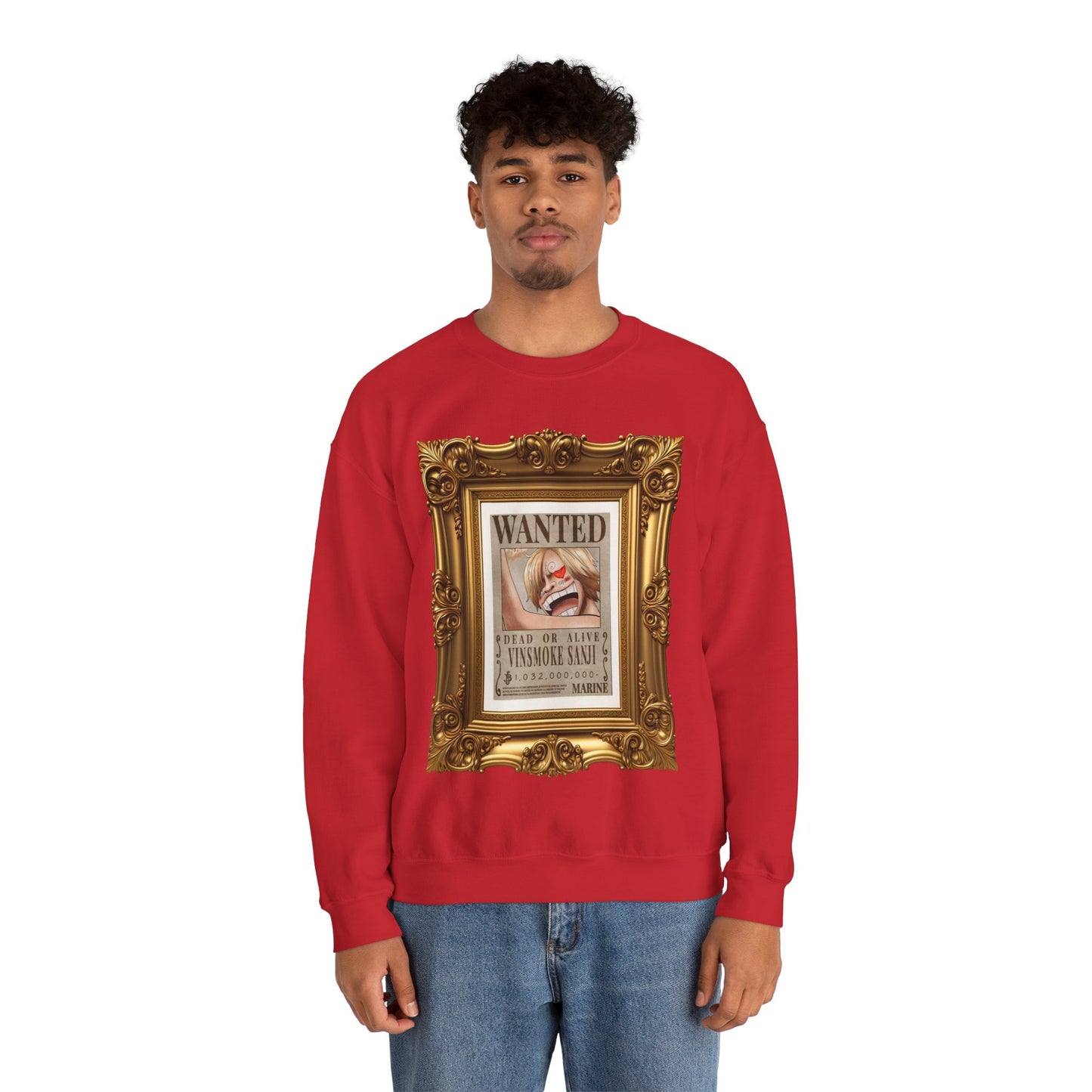 One Piece - Fine Art Sanji Unisex Heavy Blend™ Crewneck Sweatshirt