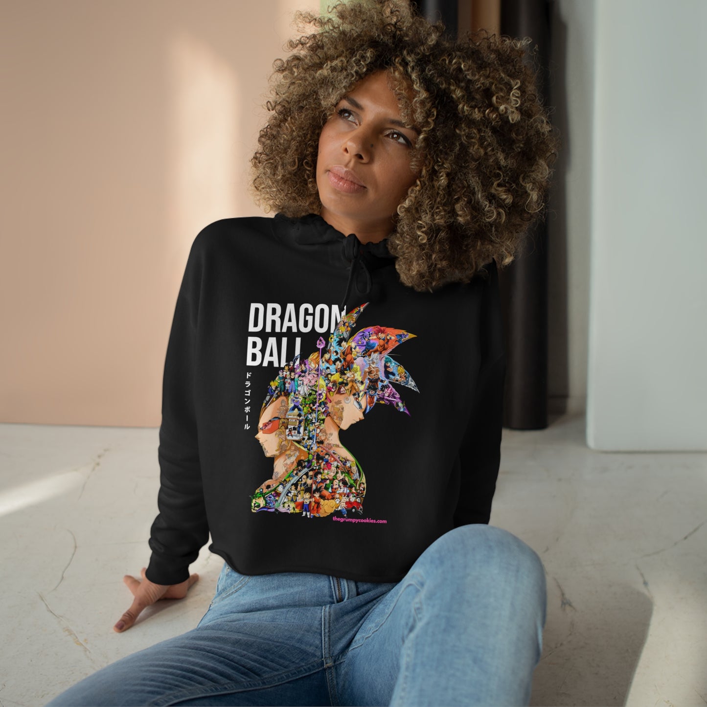 Dragon Ball - Vegeta & Goku Crop Hoodie