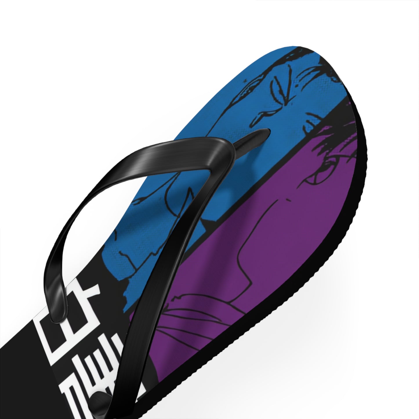 YuYu Hakusho - Power of Four Unisex Flip Flops