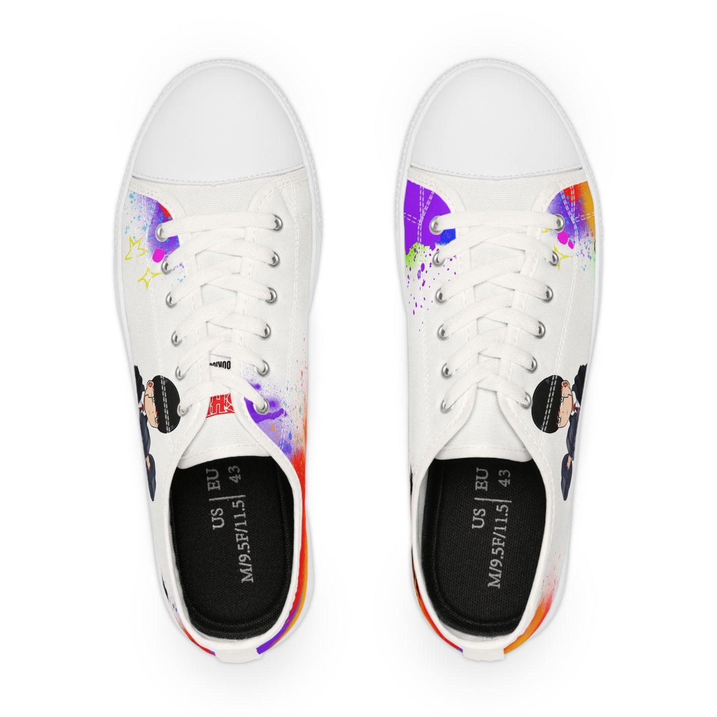 Mashle - Pumping Iron Men's Low Top Sneakers