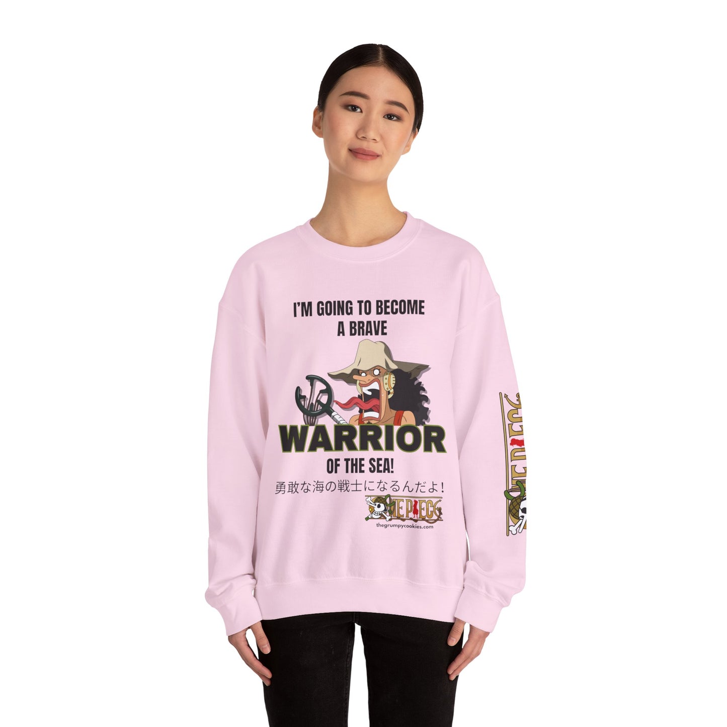 One Piece - Brave-ish Warrior of the Sea Unisex Heavy Blend™ Crewneck Sweatshirt