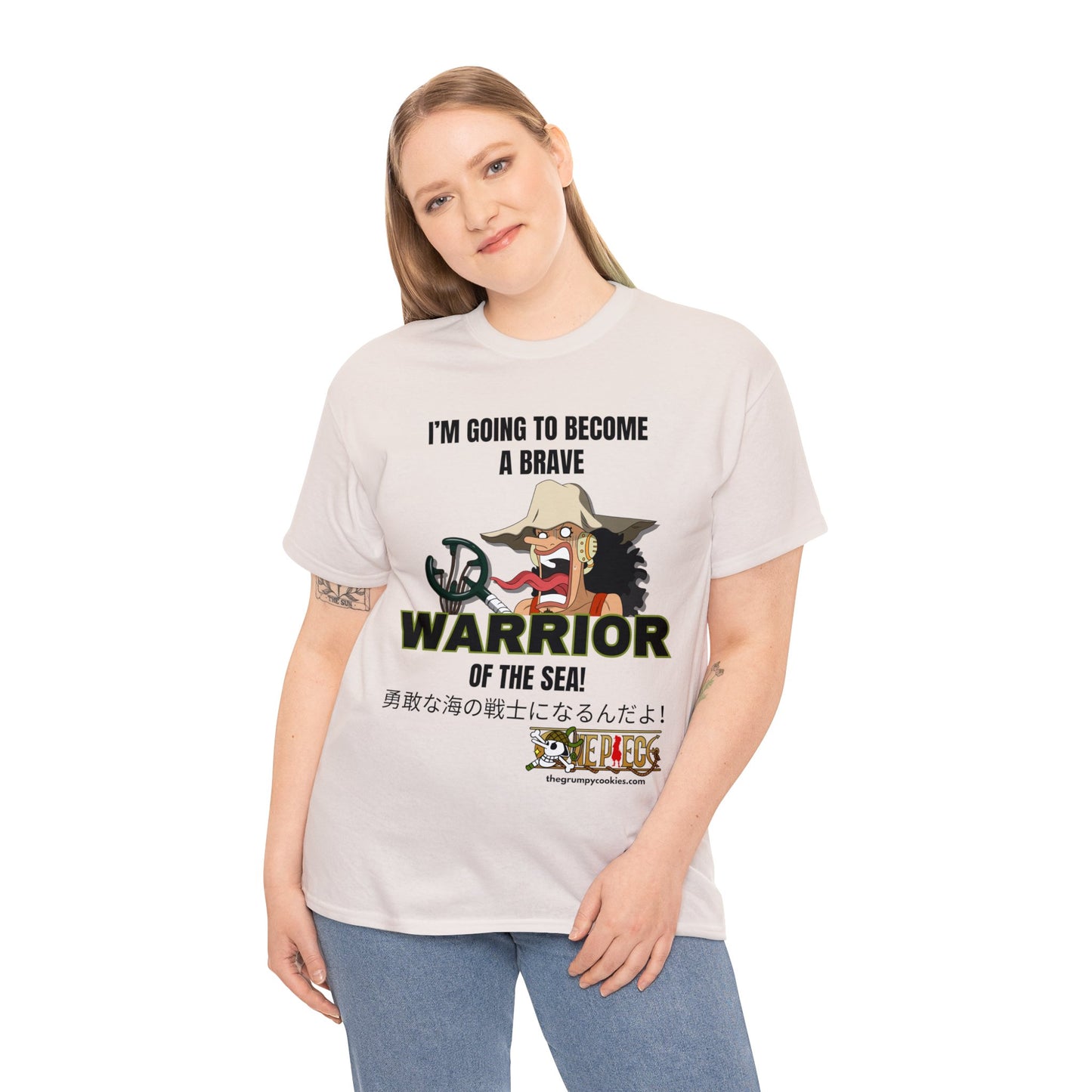 One Piece - Brave-ish Warrior of the Sea Unisex Heavy Cotton Tee