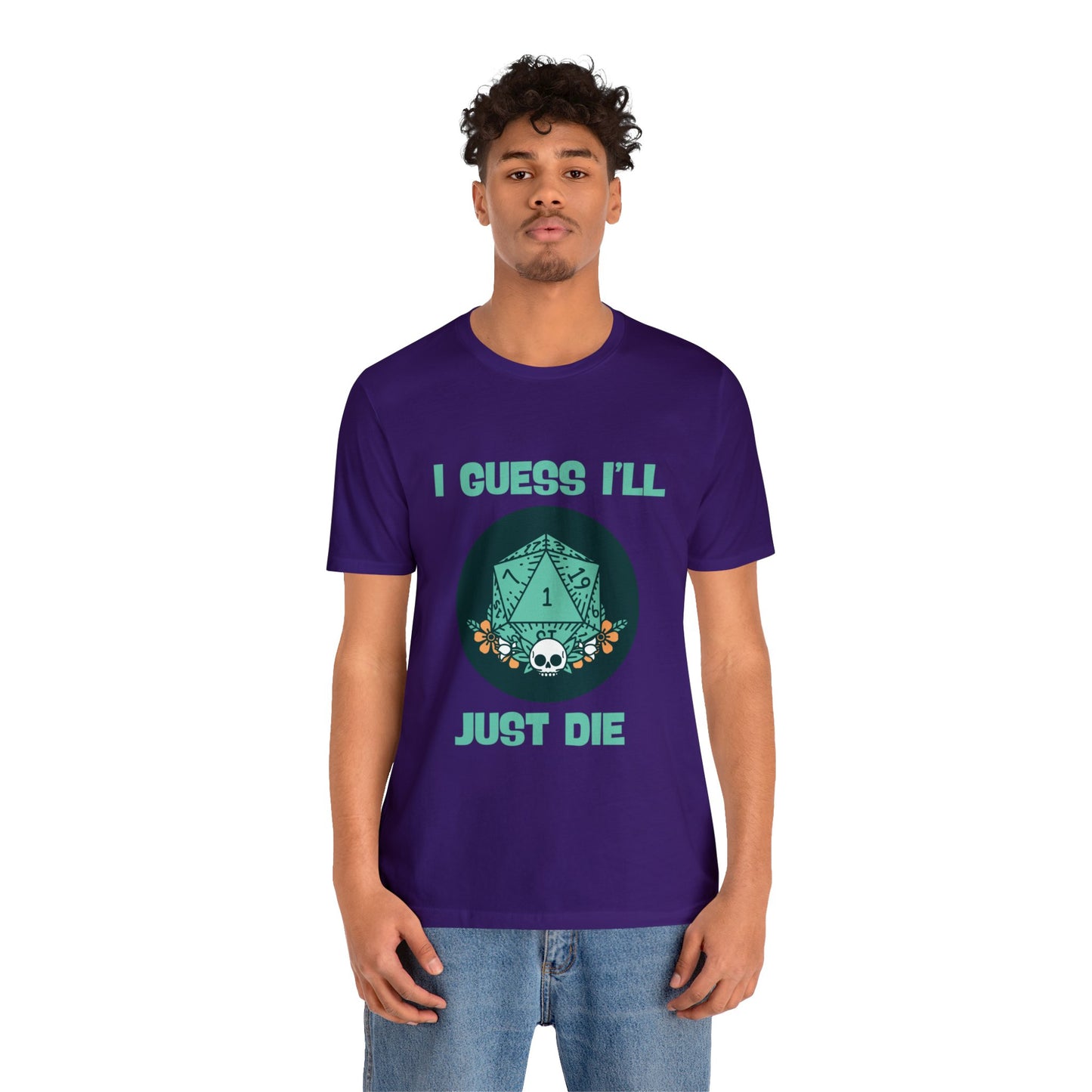Dungeons & Dragons - Guess I'll Die Short Sleeve Tee