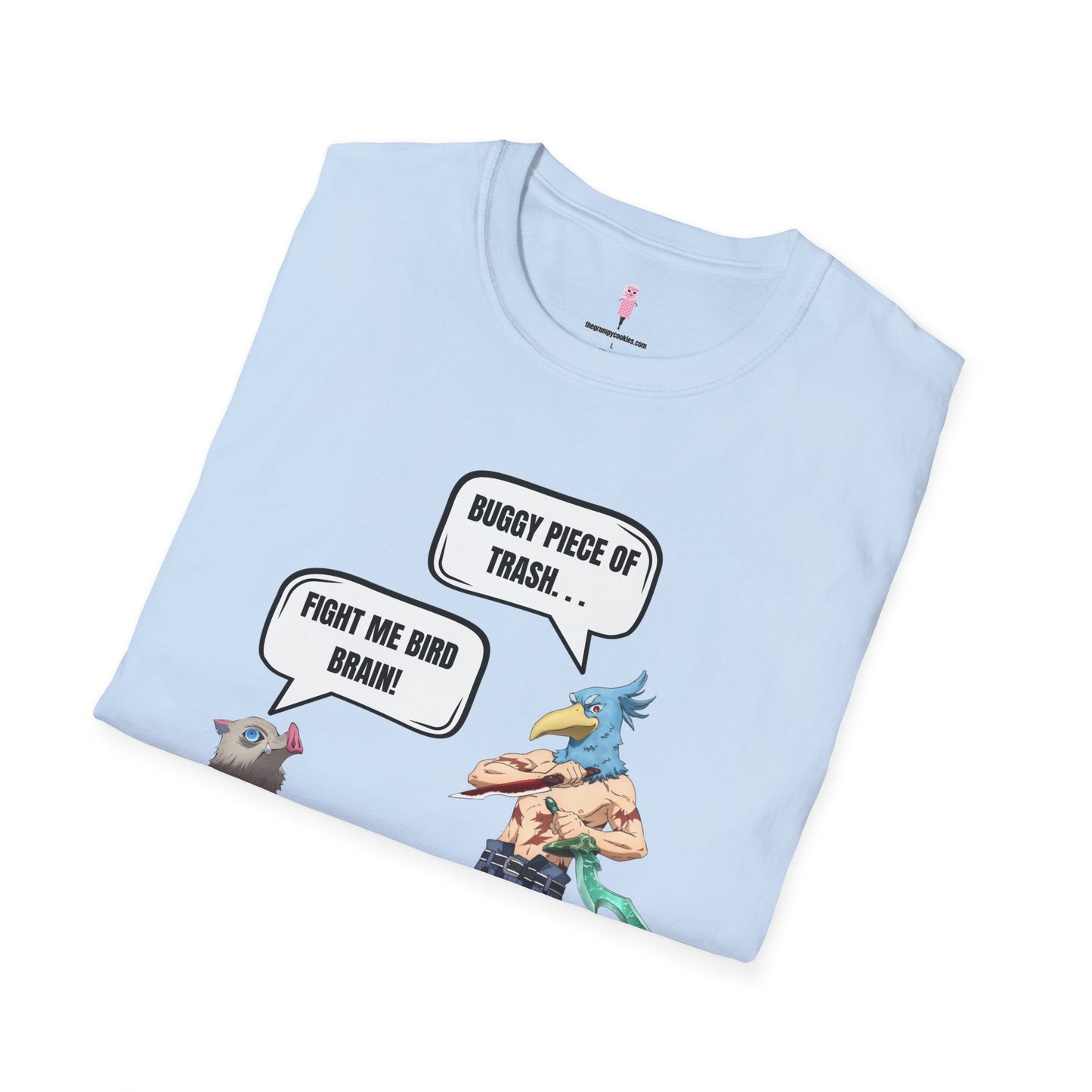 Shangri-la Frontier vs Demon Slayer- Boar Head vs Bird Brain Graphic Tee
