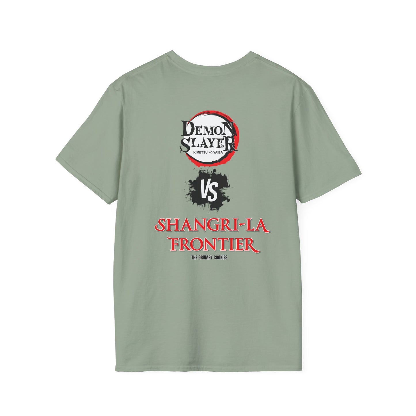 Shangri-la Frontier vs Demon Slayer- Boar Head vs Bird Brain Graphic Tee