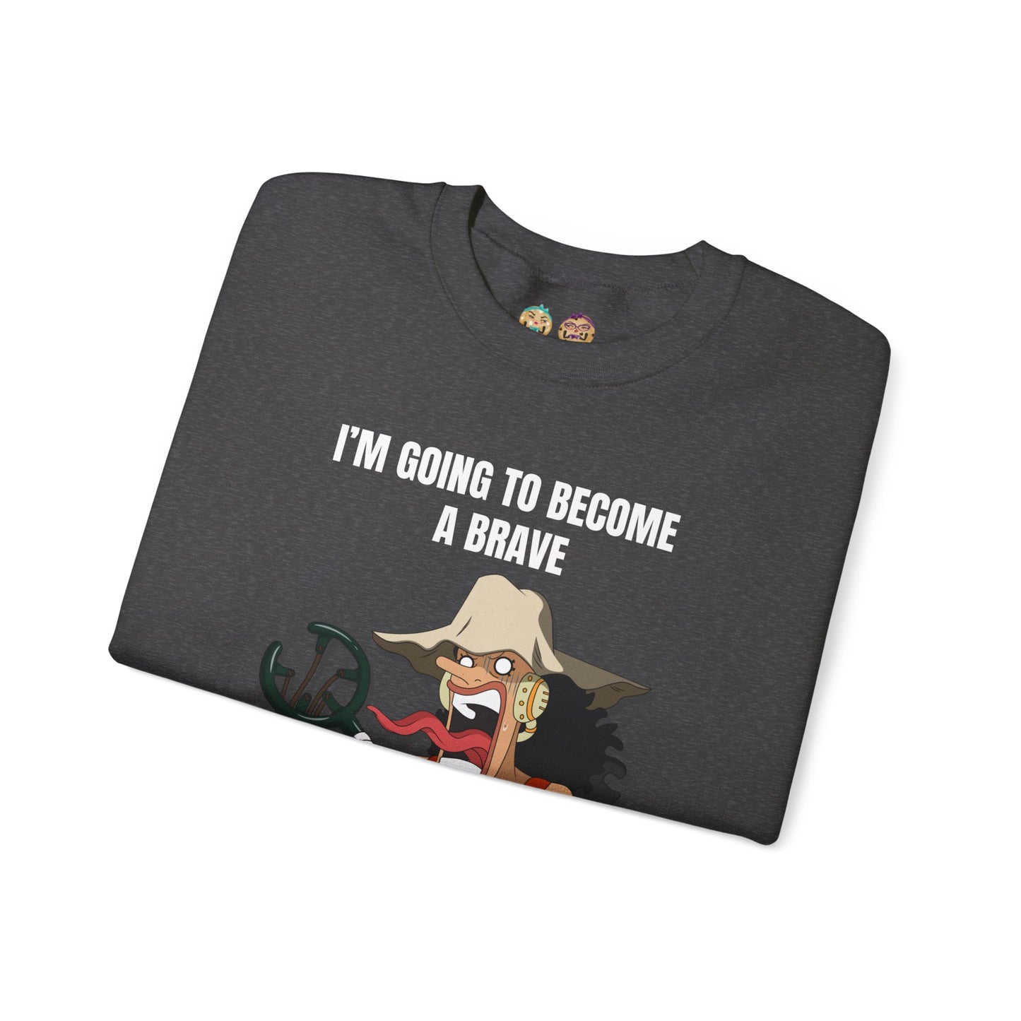 One Piece - Brave-ish Warrior of the Sea Unisex Heavy Blend™ Crewneck Sweatshirt