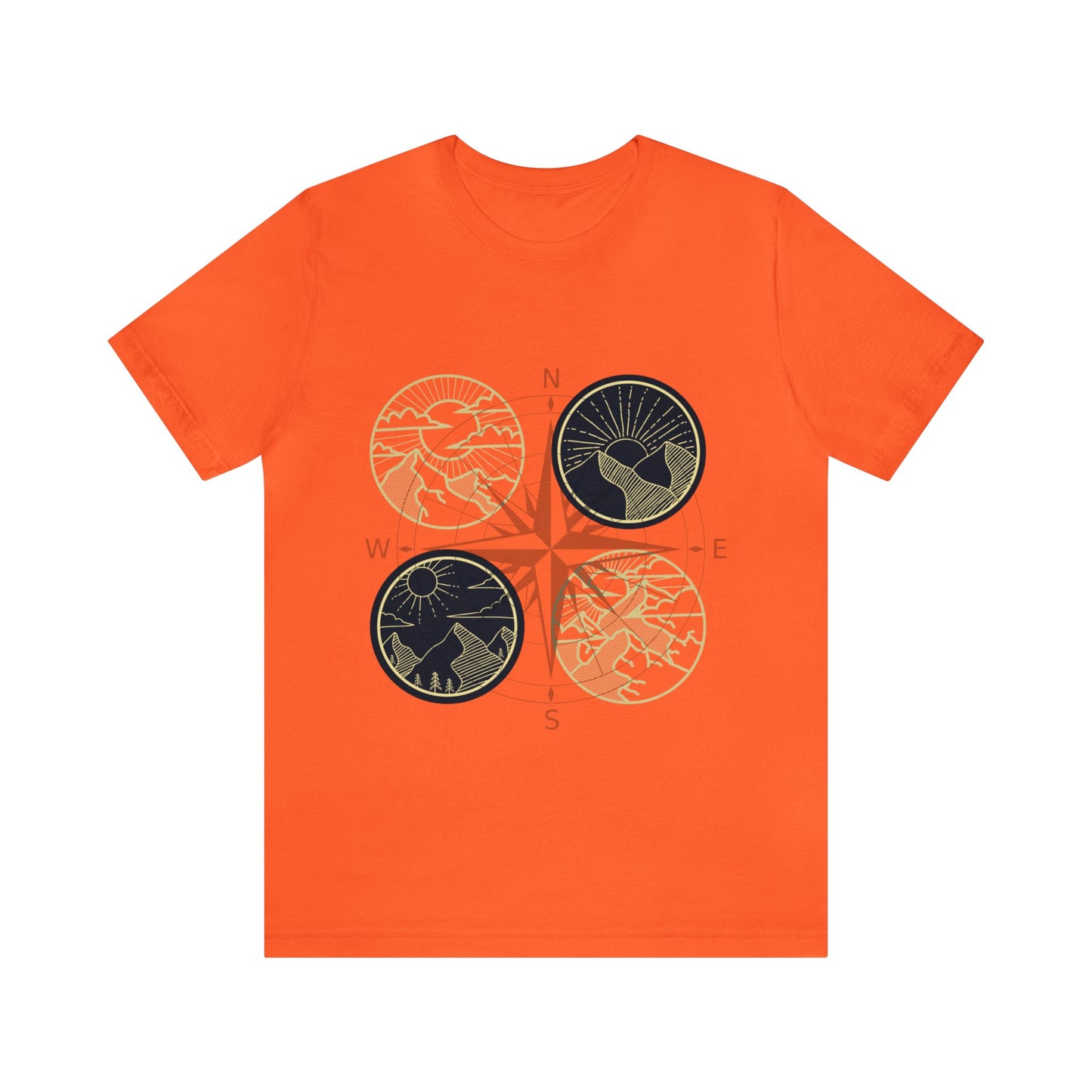 The Grumpy Cookies - Compass Short Sleeve Tee