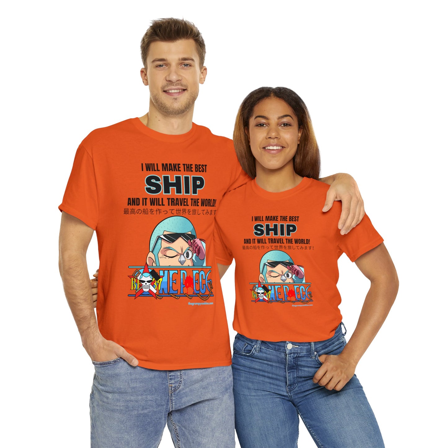 One Piece - World's Greatest Shipwright Unisex Heavy Cotton Tee