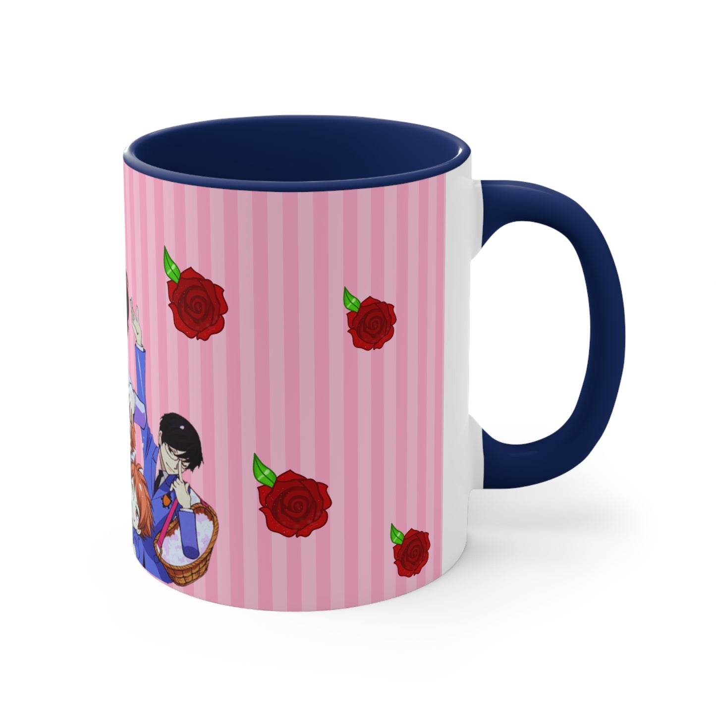 Ouran High School Host Club - Kiss Kiss Fall in Love Accent Coffee Mug, 11oz