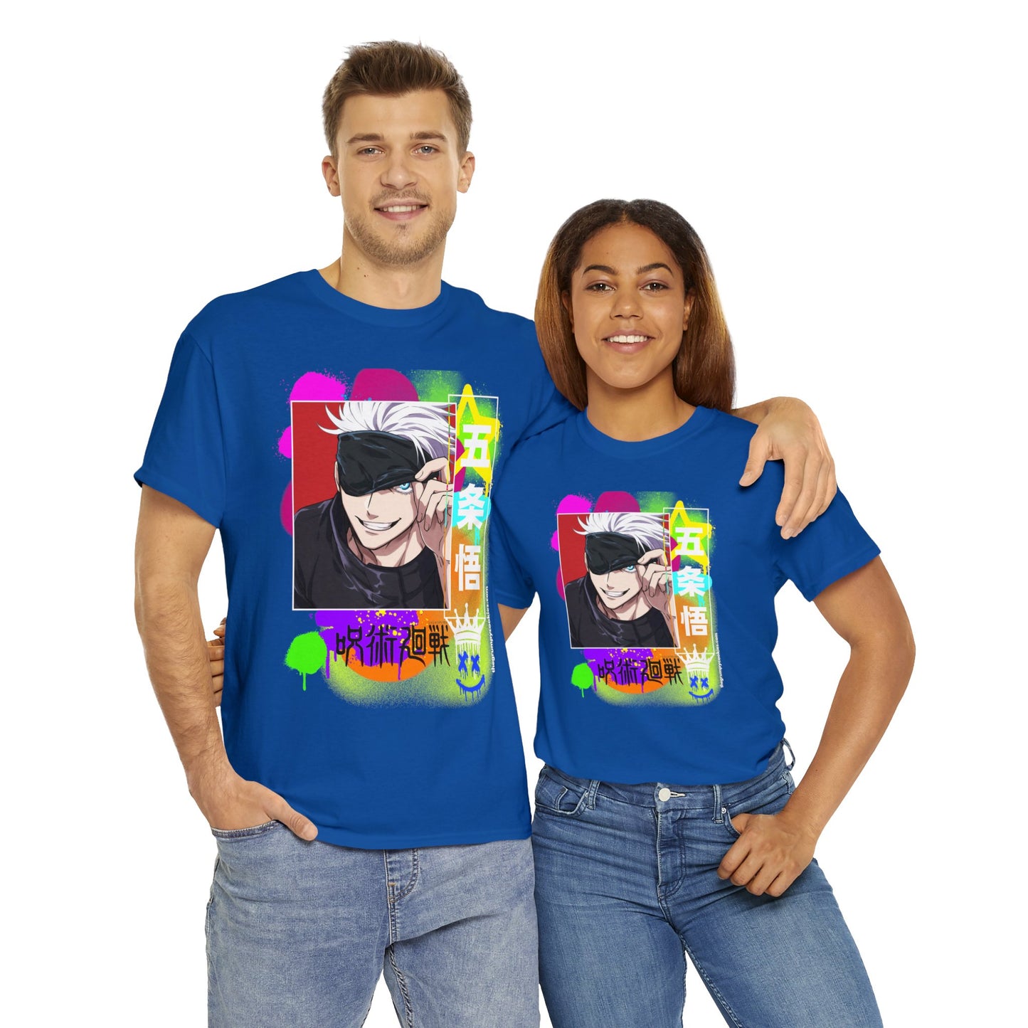 Jujutsu Kaisen - Peekaboo Gojo Unisex Heavy Cotton Tee