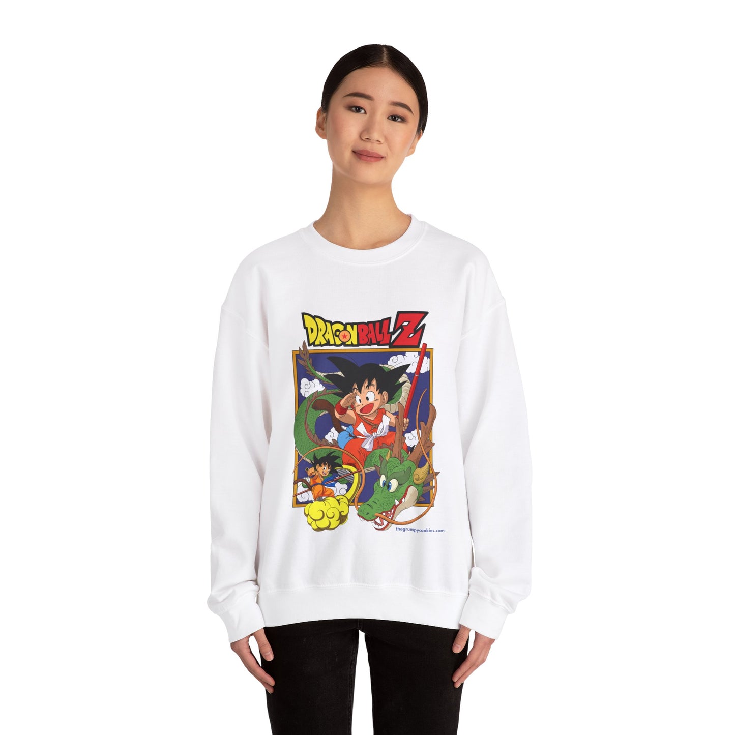Dragon Ball - Old School DBZ Unisex Heavy Blend™ Crewneck Sweatshirt