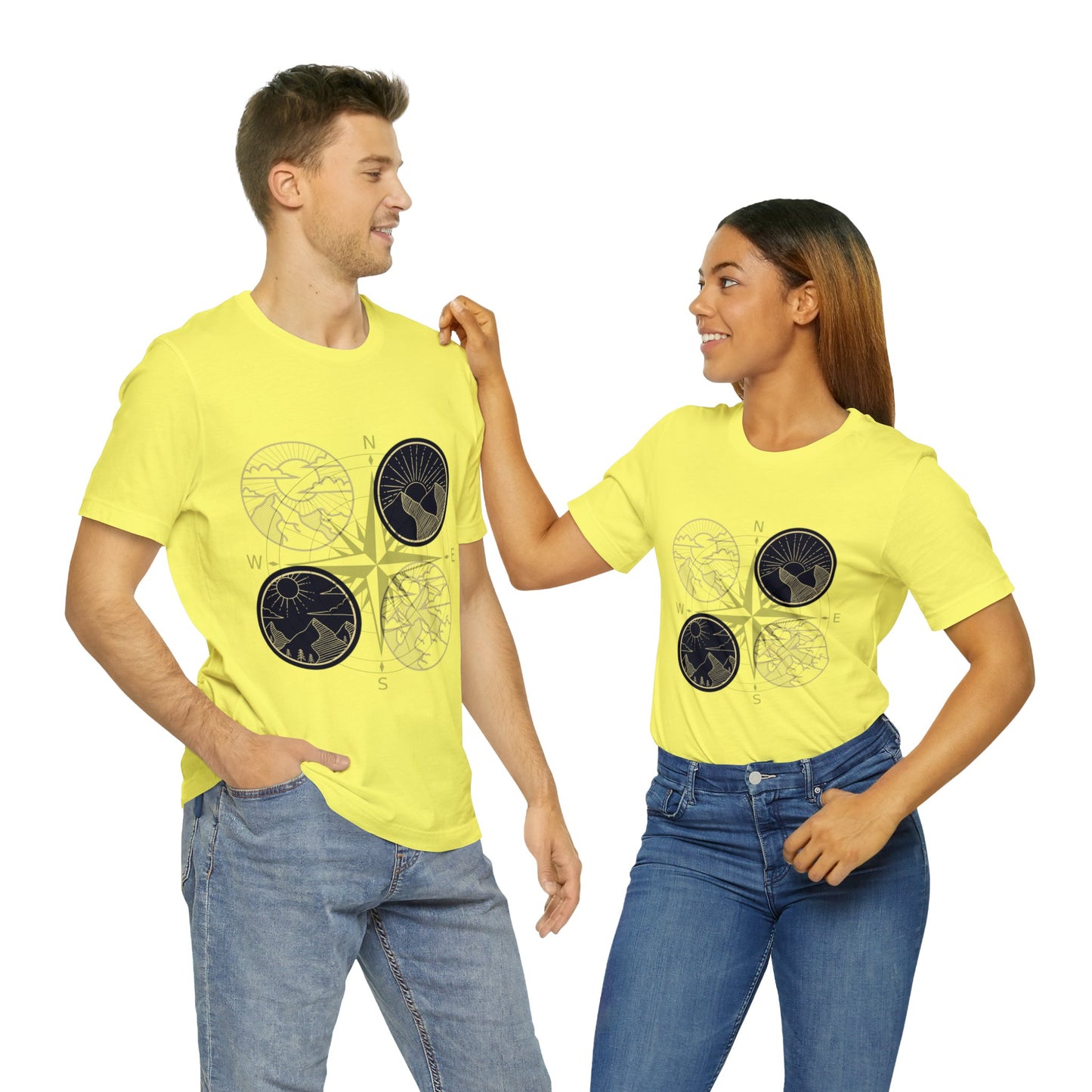 The Grumpy Cookies - Compass Short Sleeve Tee
