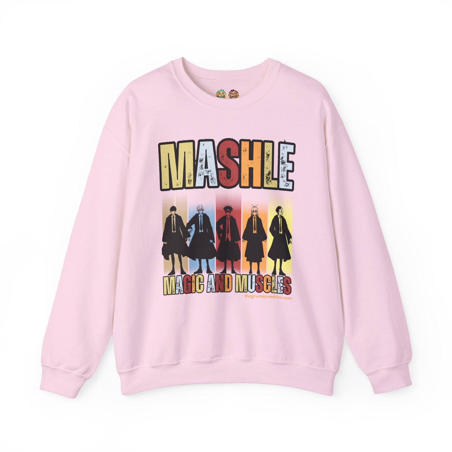 Mashle - Team No Magic Unisex Heavy Blend™ Crewneck Sweatshirt