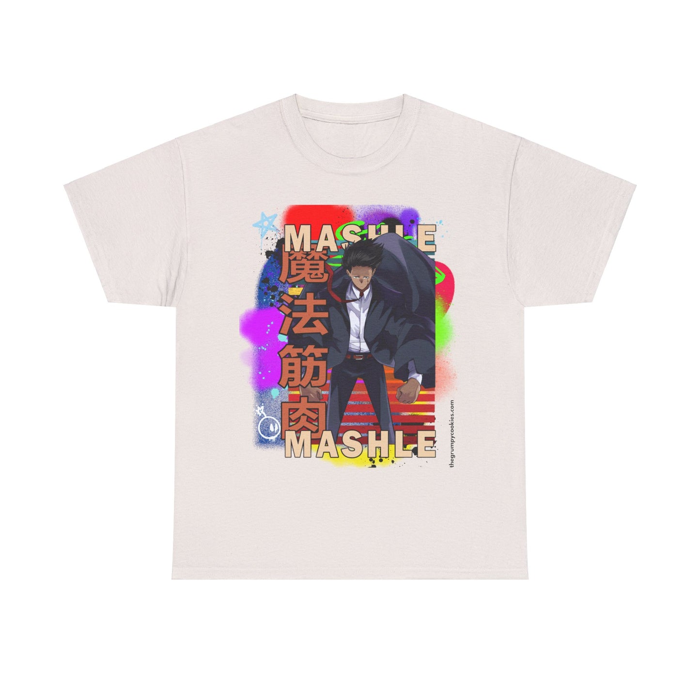 Mashle - Mash Burnedead Graffiti Unisex Heavy Cotton Tee