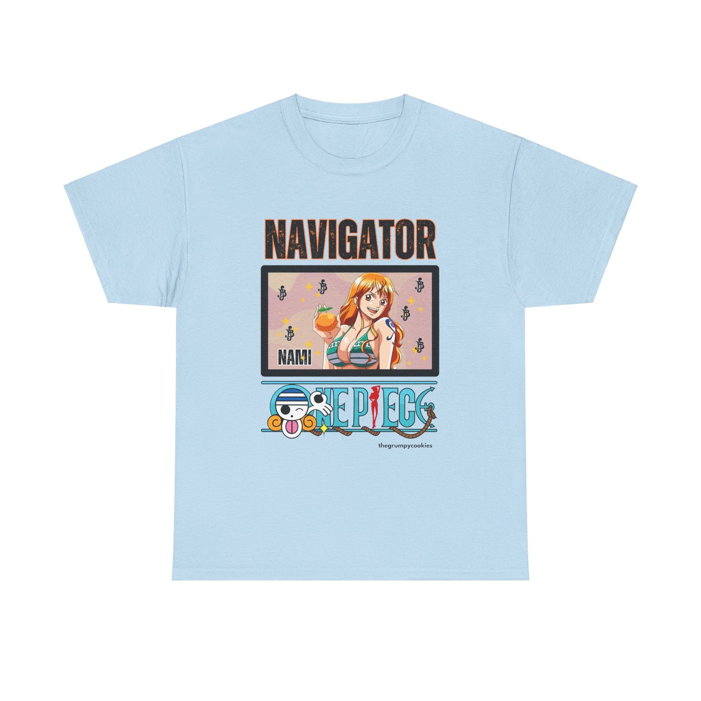 One Piece - Navigator Nami Unisex Heavy Cotton Tee