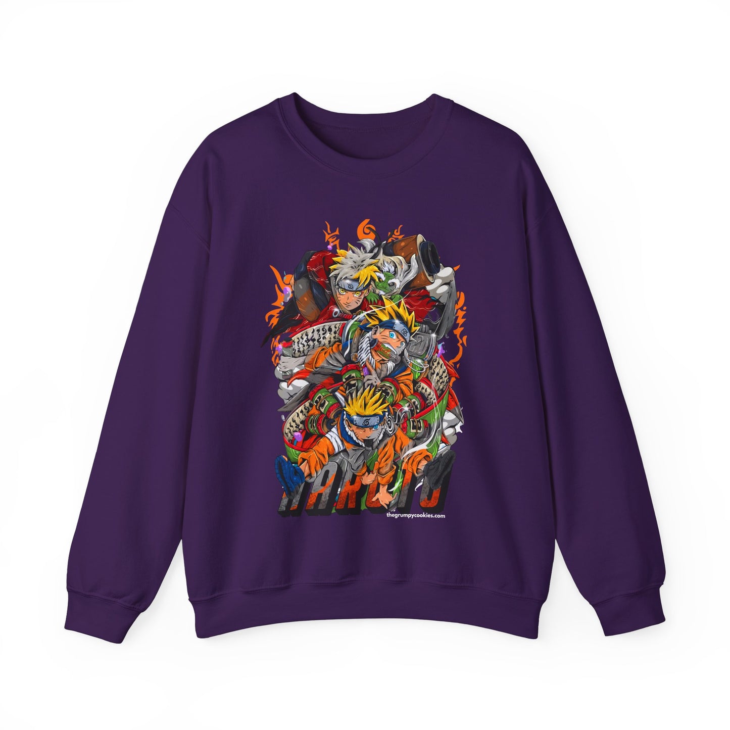 Naruto - The many faces of Naruto Unisex Heavy Blend™ Crewneck Sweatshirt