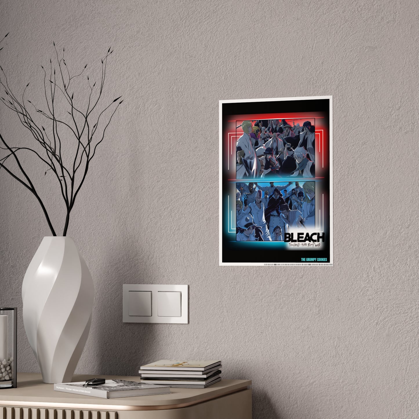 Bleach - Quincy vs Reaper Art Print
