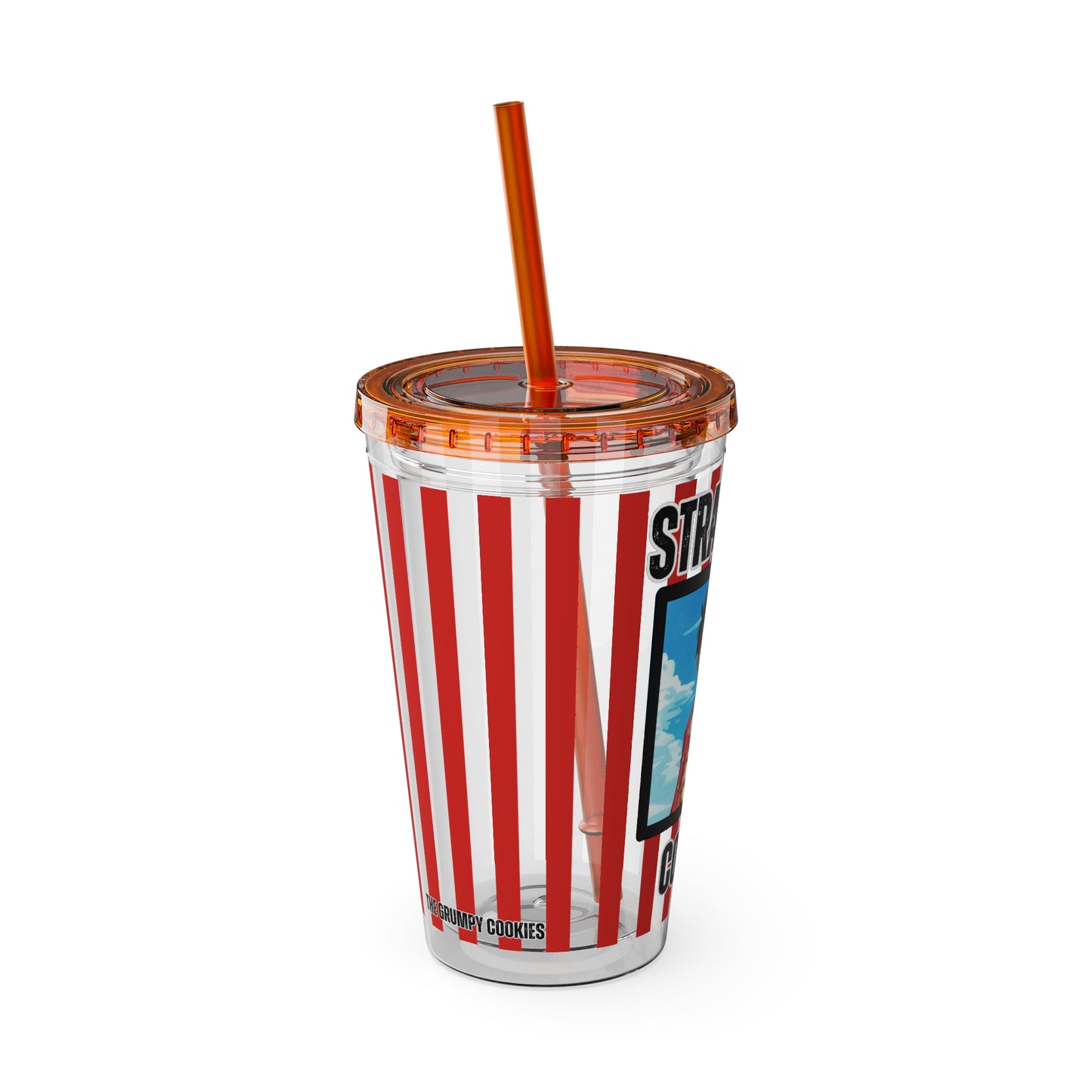 Straw Hat Coffee - Captain Luffy Sunsplash Tumbler with Straw, 16oz