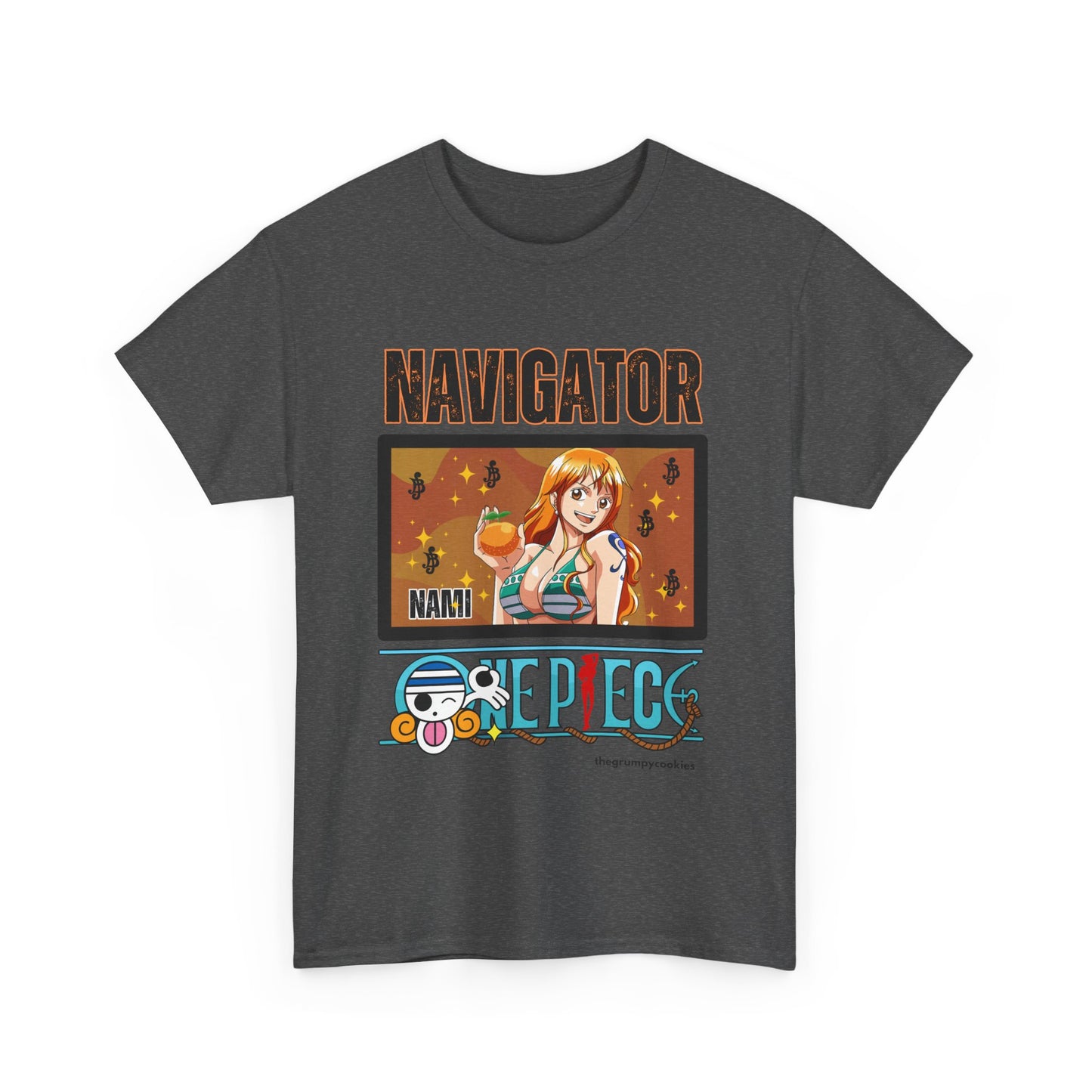 One Piece - Navigator Nami Unisex Heavy Cotton Tee