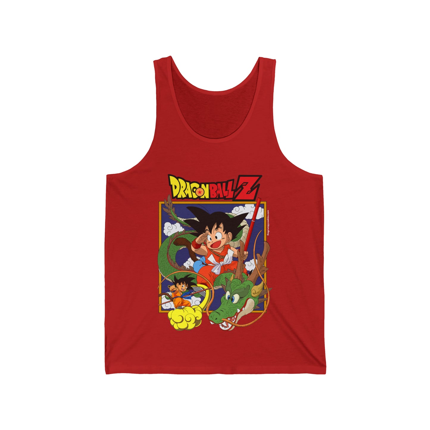 Dragon Ball - Old School DBZ Men's Jersey Tank