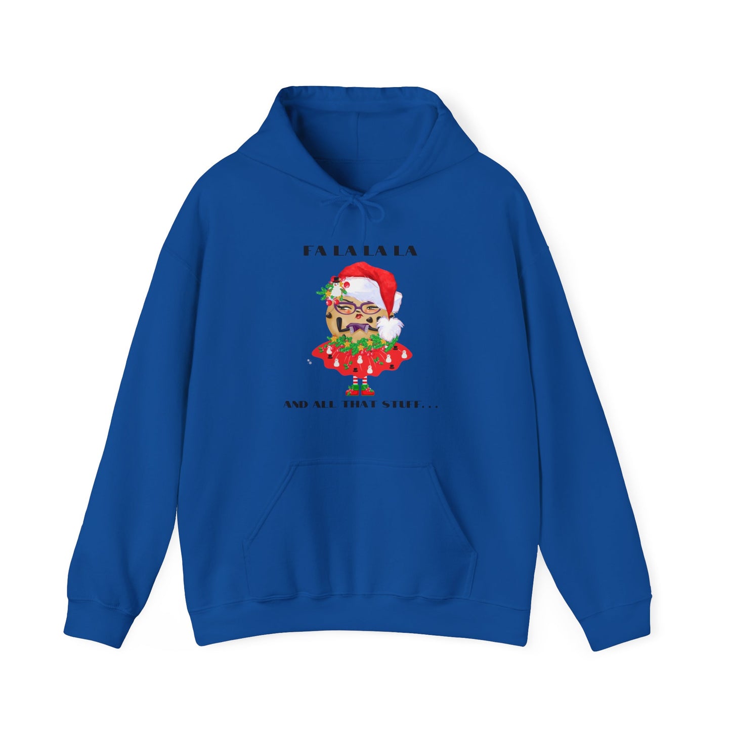 The Grumpy Cookies - Katrina Fa La La La Unisex Heavy Blend™ Hooded Sweatshirt