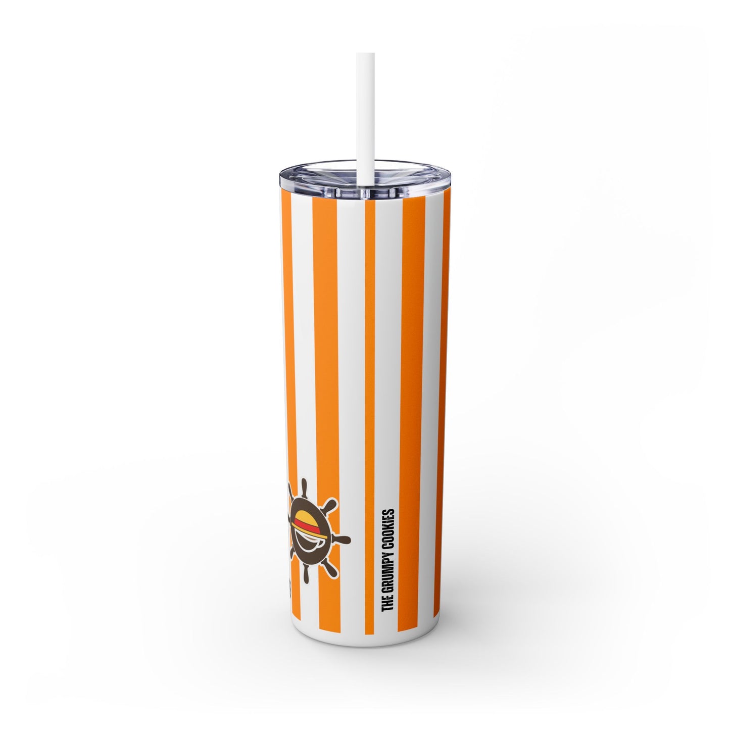 Straw Hat Coffee - No Coffee No Thank You 20oz Skinny Tumbler with Straw