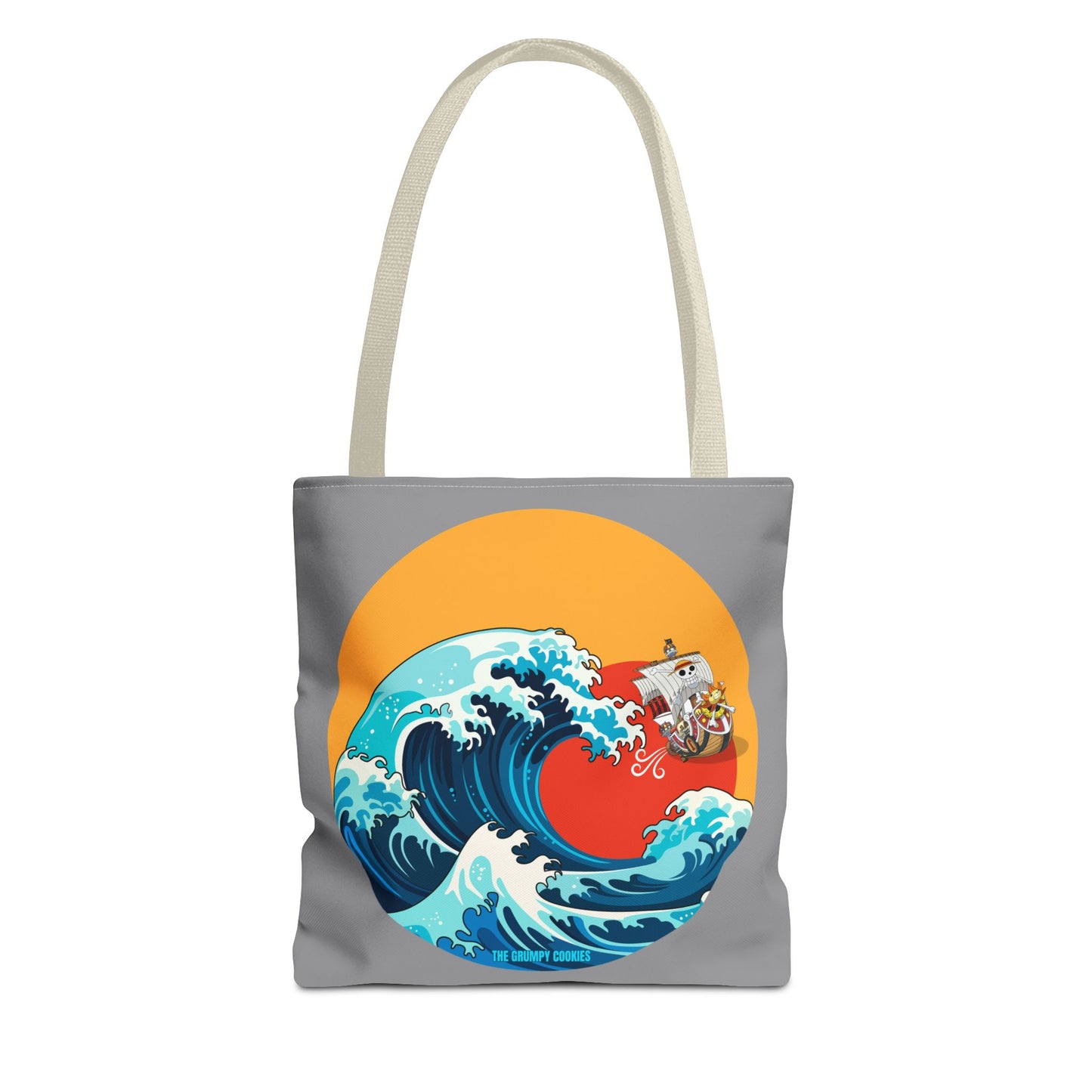 One Piece - Riding the Wave Grey Tote Bag