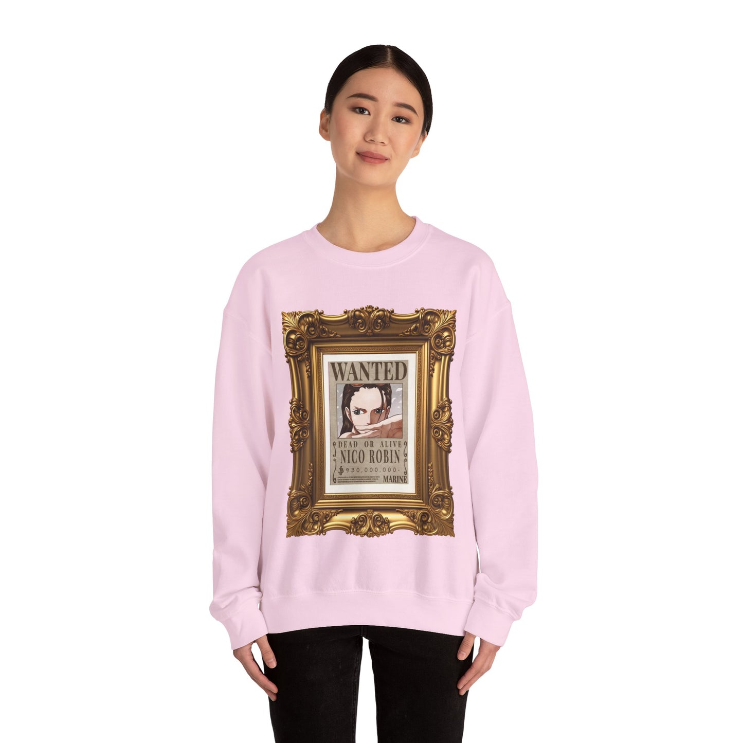 One Piece - Fine Art Robin Unisex Heavy Blend™ Crewneck Sweatshirt
