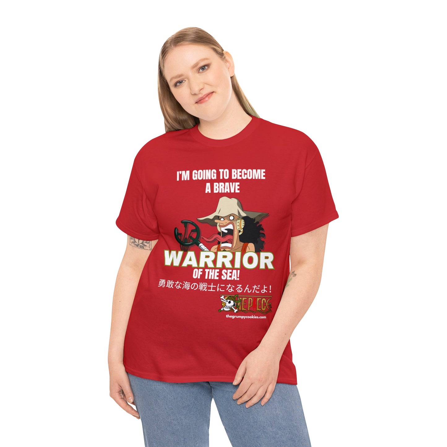 One Piece - Brave-ish Warrior of the Sea Unisex Heavy Cotton Tee