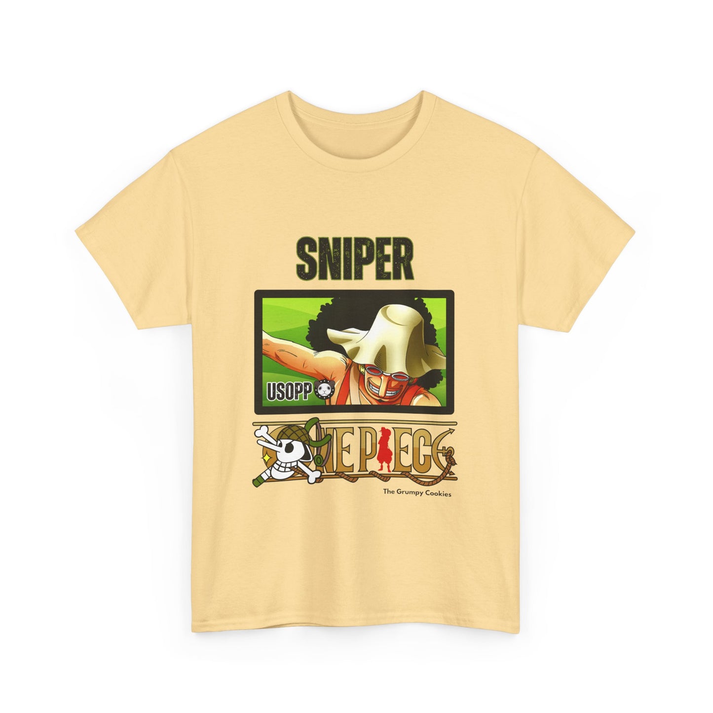 One Piece - Sniper Usopp Unisex Heavy Cotton Tee