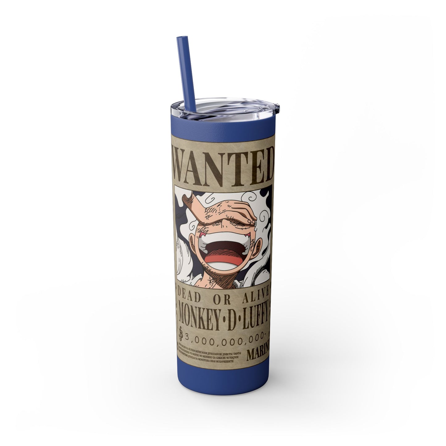 One Piece - Luffy Fifth Gear Skinny Tumbler with Straw, 20oz