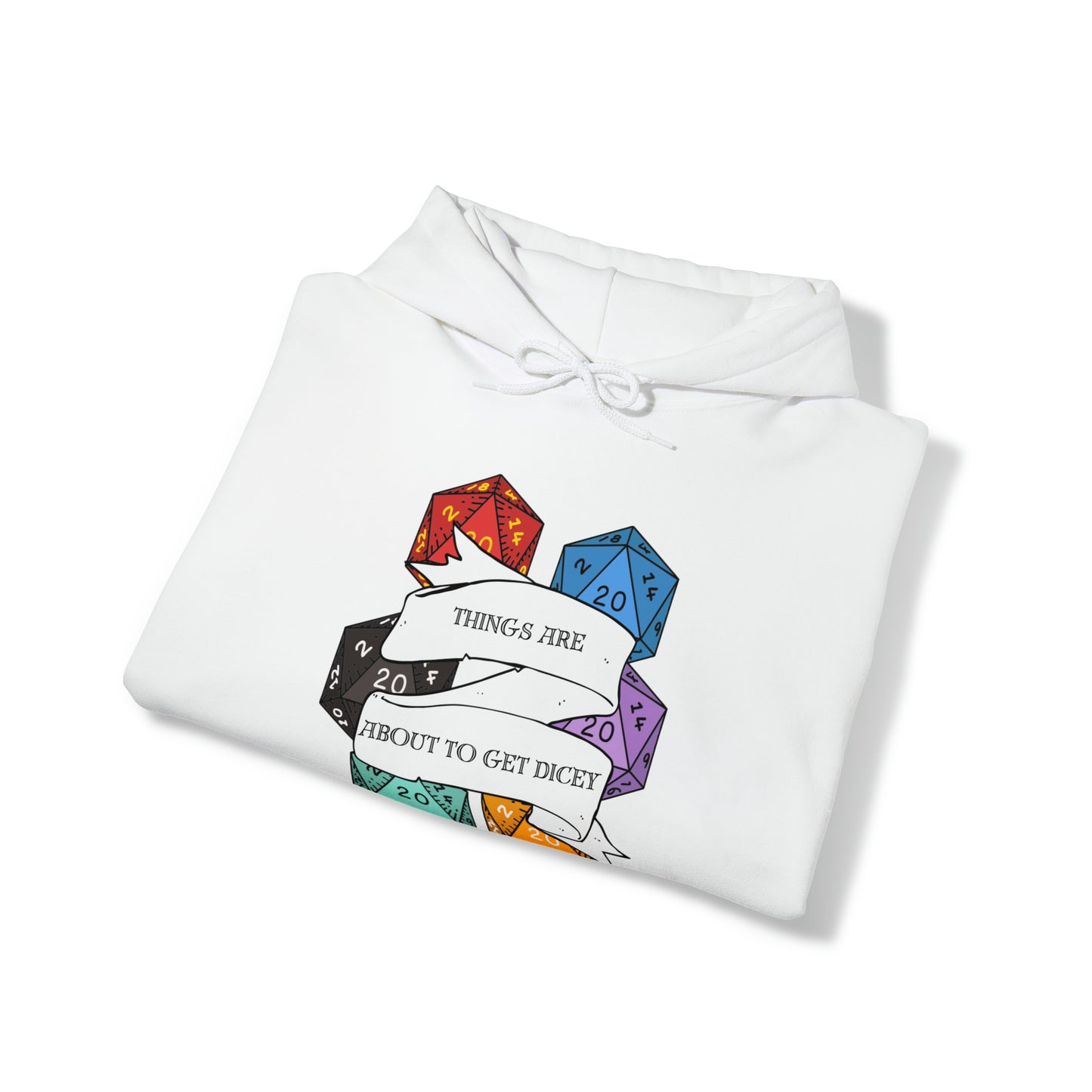Dungeons & Dragons - Dicey Unisex Heavy Blend™ Hooded Sweatshirt