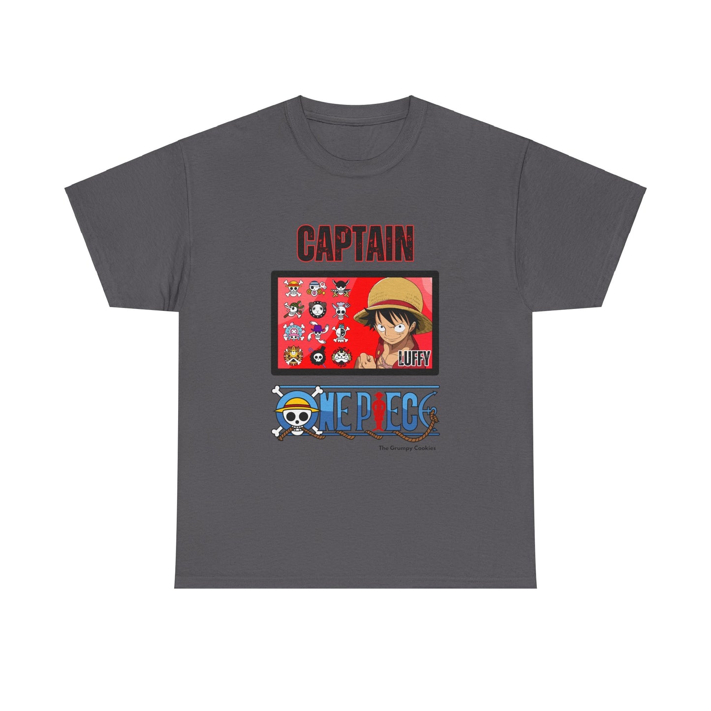 One Piece - Captain Luffy Unisex Heavy Cotton Tee