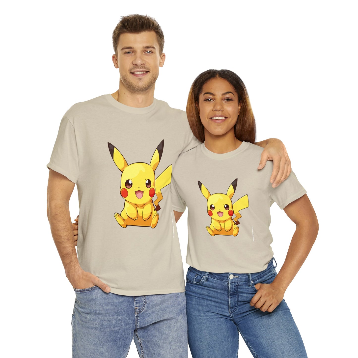 Pokemon - Pika P Unisex Heavy Cotton Tee