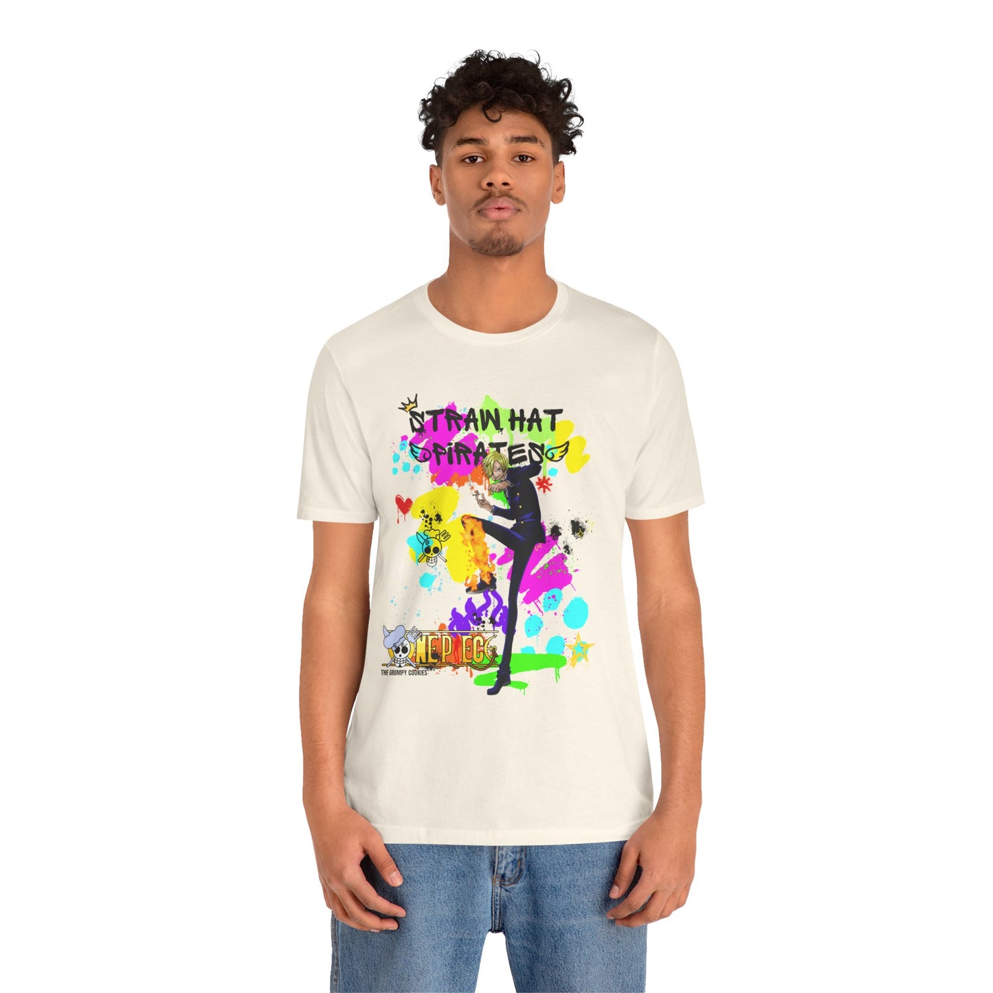 One Piece - Graffiti Sanji Unisex Jersey Short Sleeve Tee