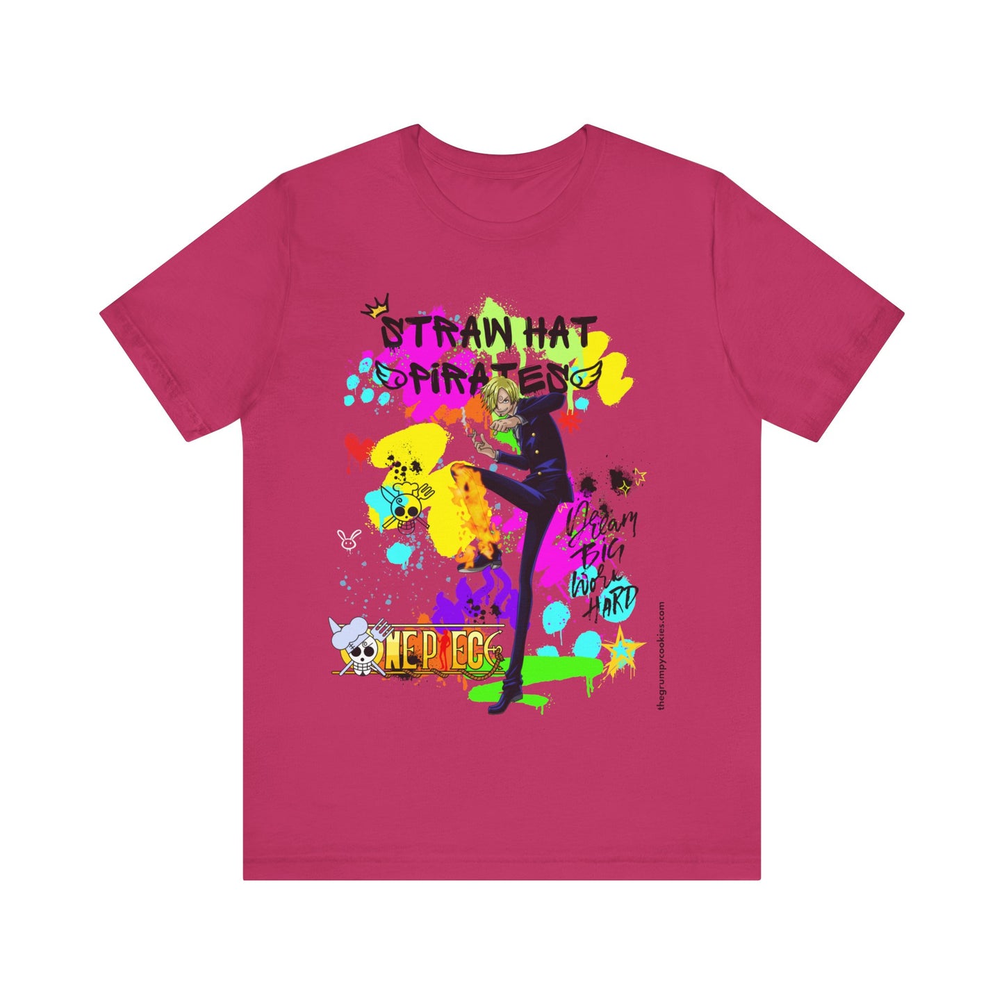One Piece - Graffiti Sanji Unisex Jersey Short Sleeve Tee
