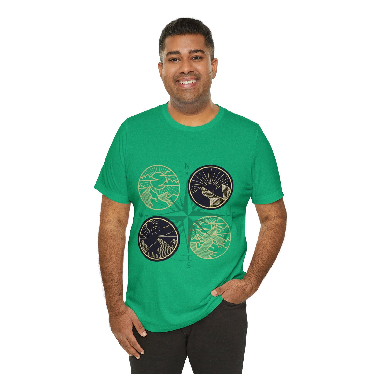 The Grumpy Cookies - Compass Short Sleeve Tee