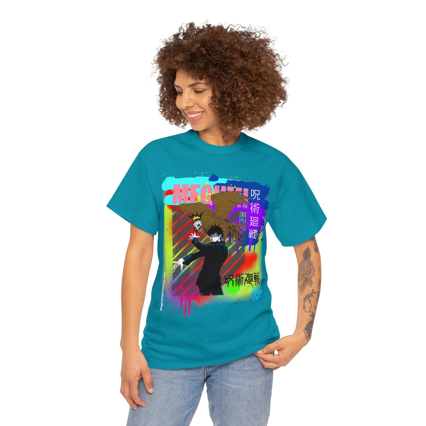 Jujutsu Kaisen - Megumi & Nue Unisex Heavy Cotton Tee
