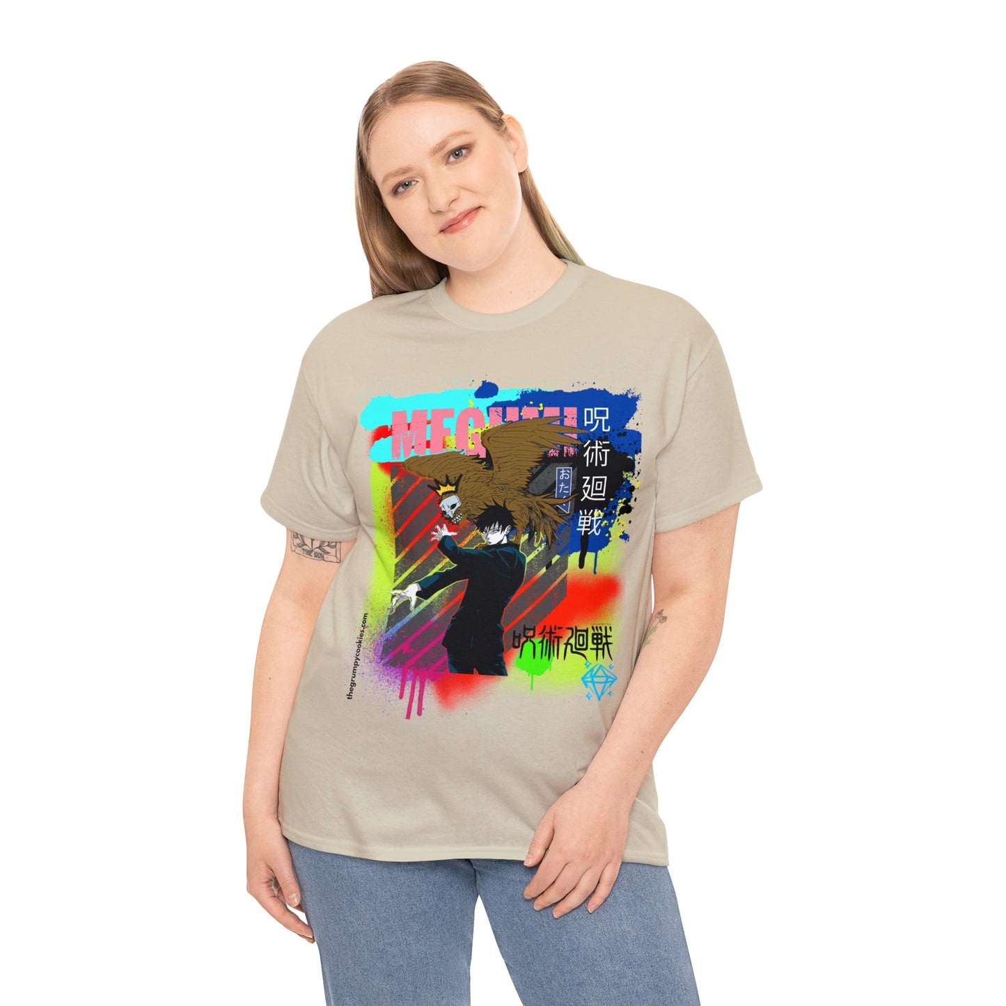 Jujutsu Kaisen - Megumi & Nue Unisex Heavy Cotton Tee