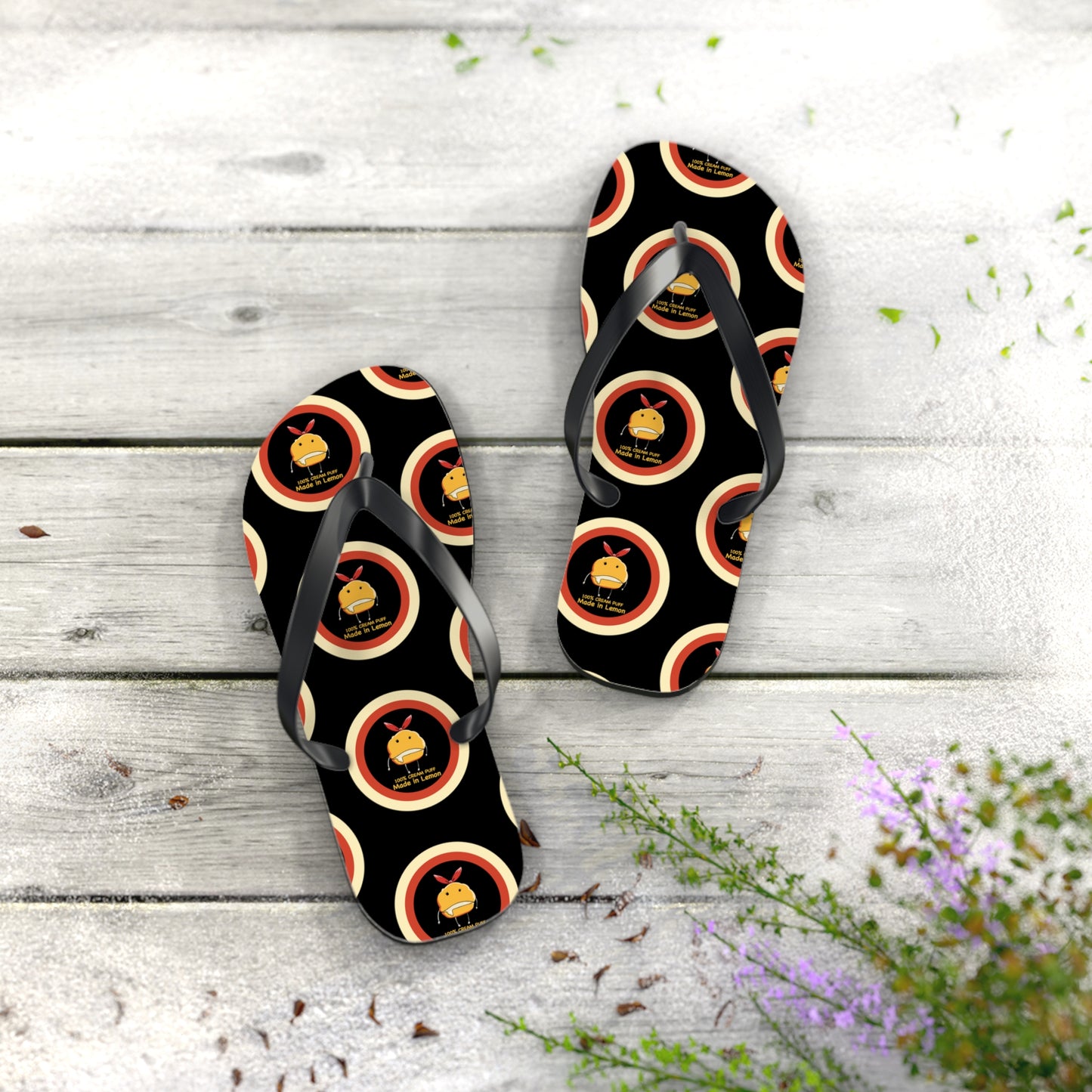 Mashle - Made in Lemon Unisex Flip Flops
