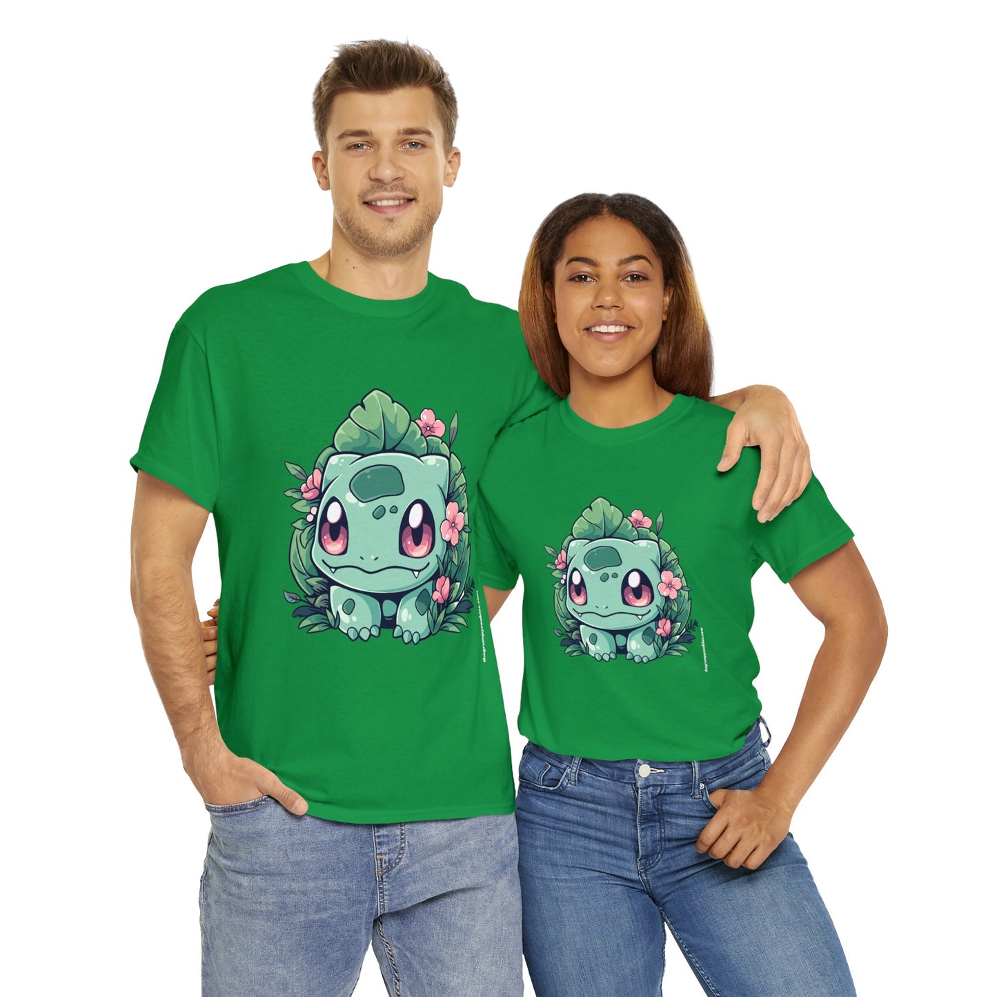 Pokemon - Flowering Bulba Unisex Heavy Cotton Tee