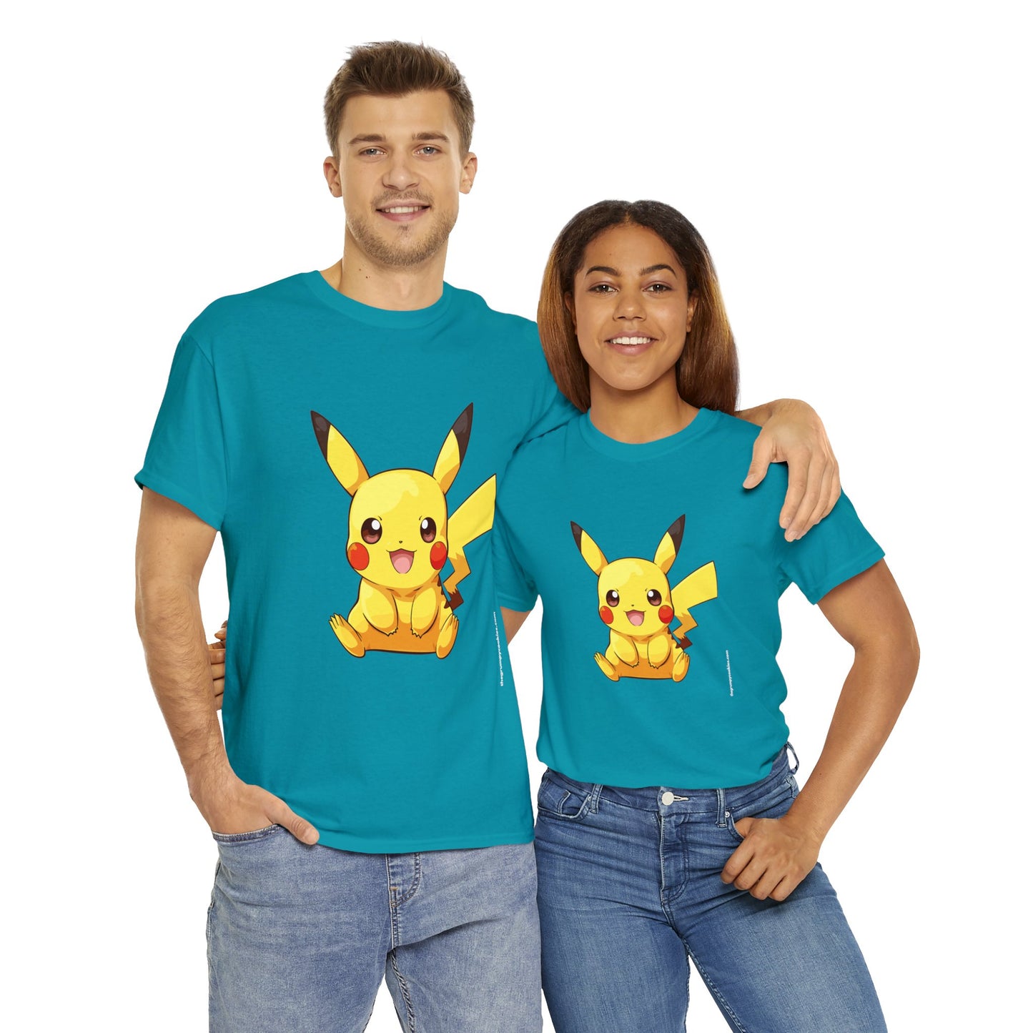 Pokemon - Pika P Unisex Heavy Cotton Tee