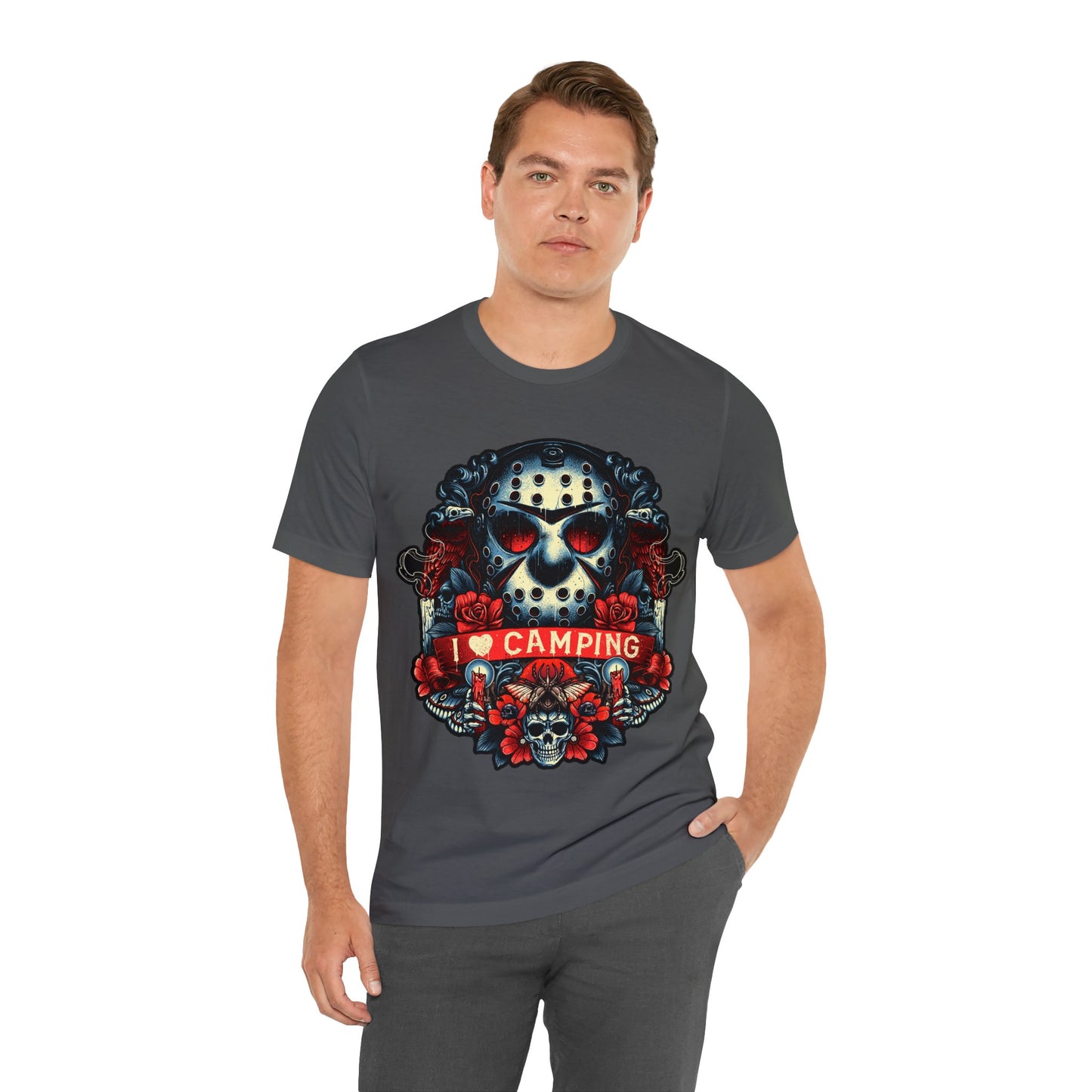 Friday the 13th - I Heart Camping Short Sleeve Tee